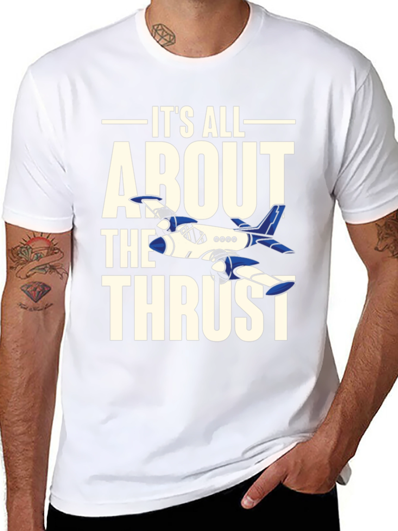 Its All About The Thrust - Aviation T-Shirt