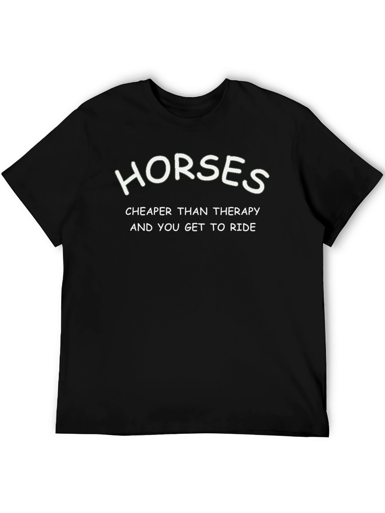 Horses Cheaper Than Therapy Graphic Tee