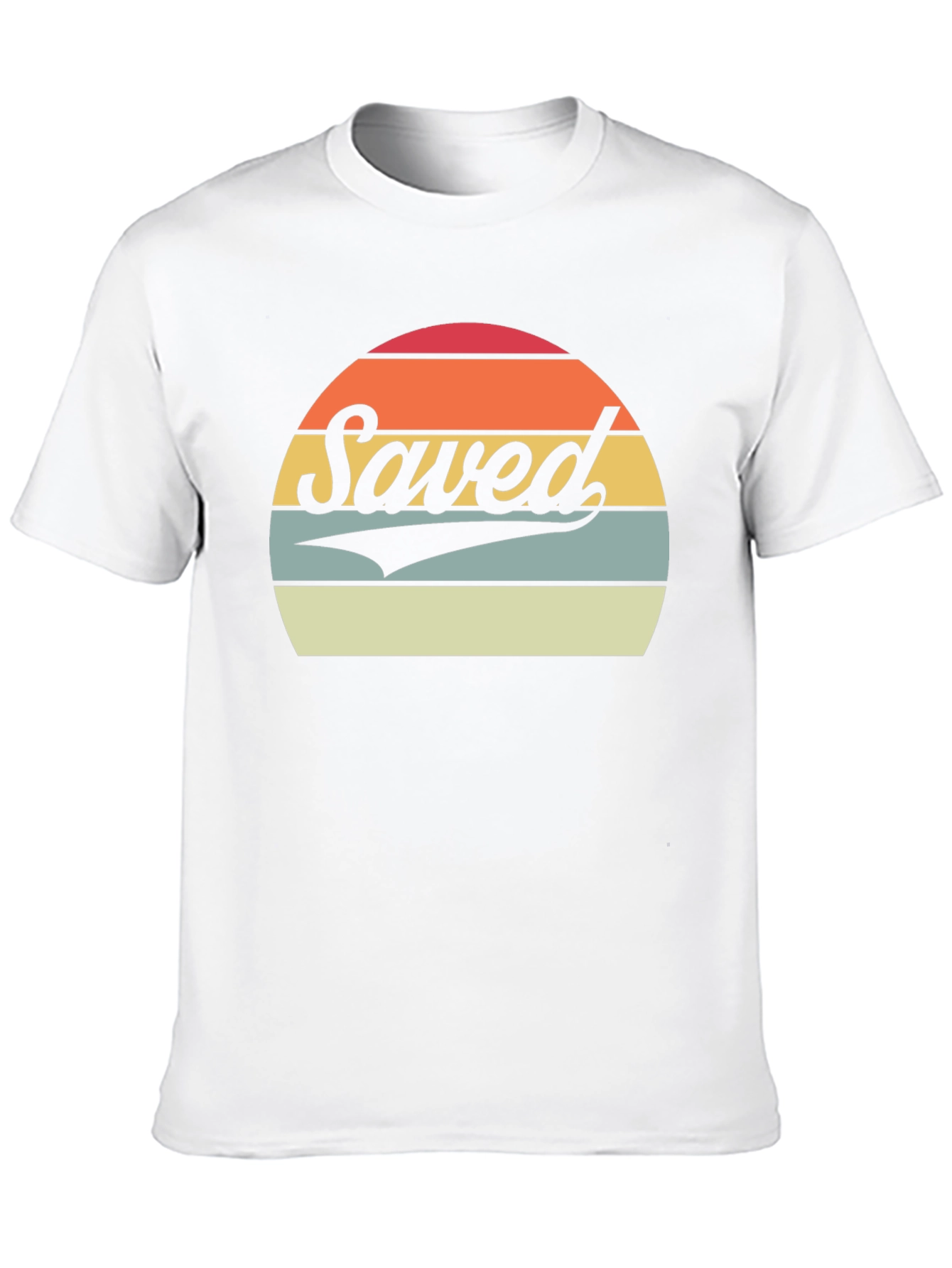 Saved Retro Sunset Graphic T-Shirt