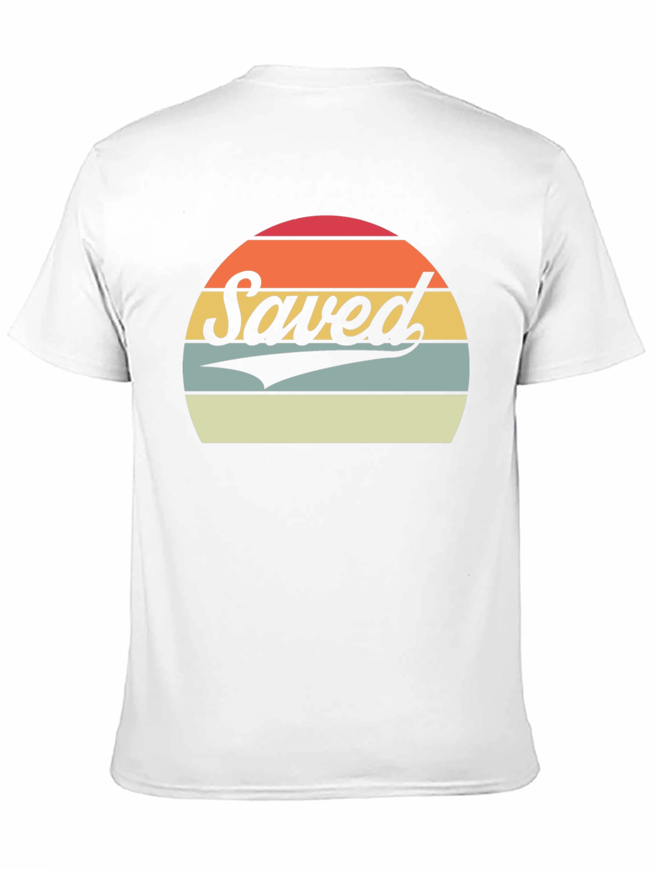 Saved Retro Sunset Graphic T-Shirt