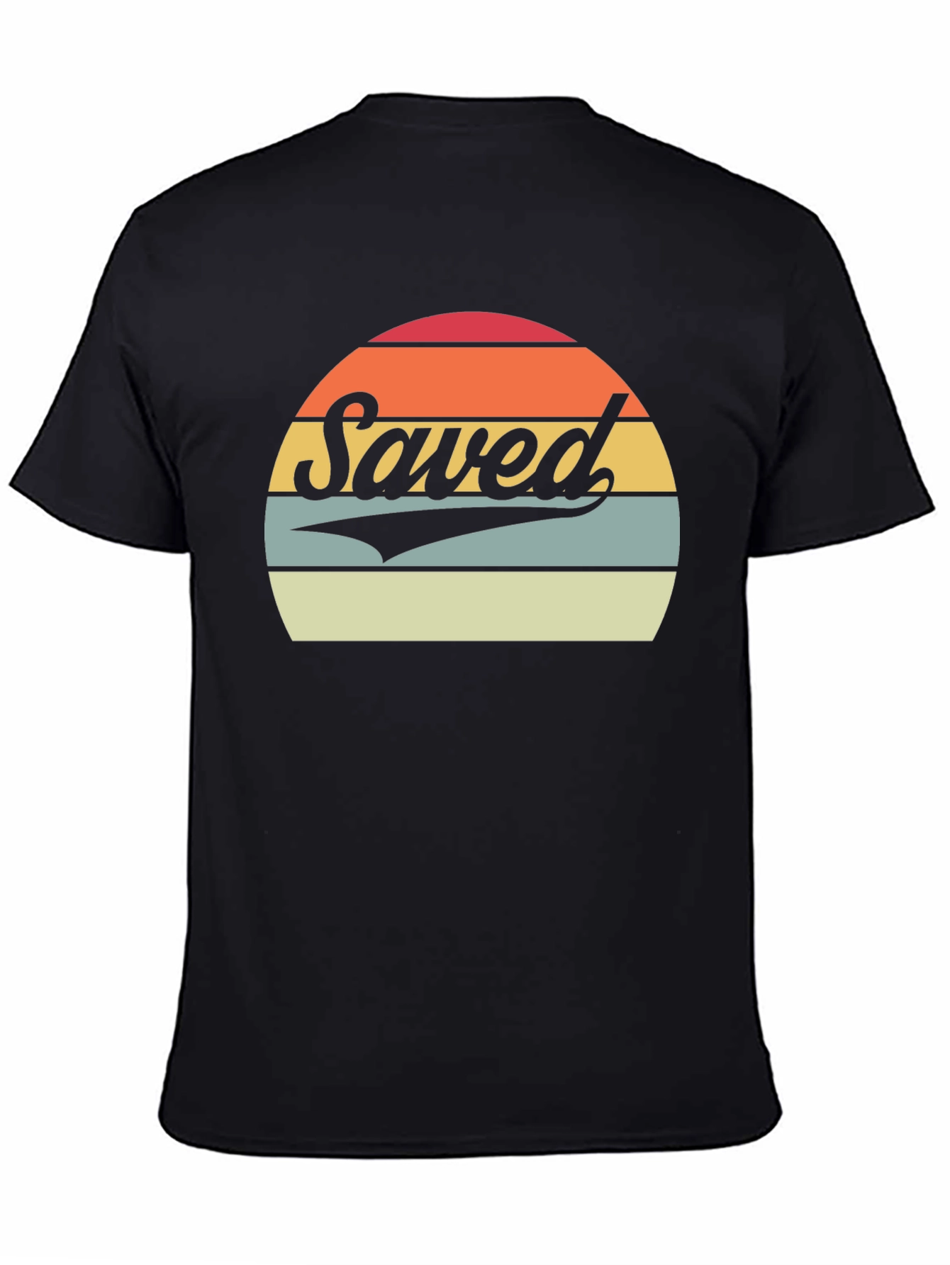 Saved Retro Sunset Graphic T-Shirt