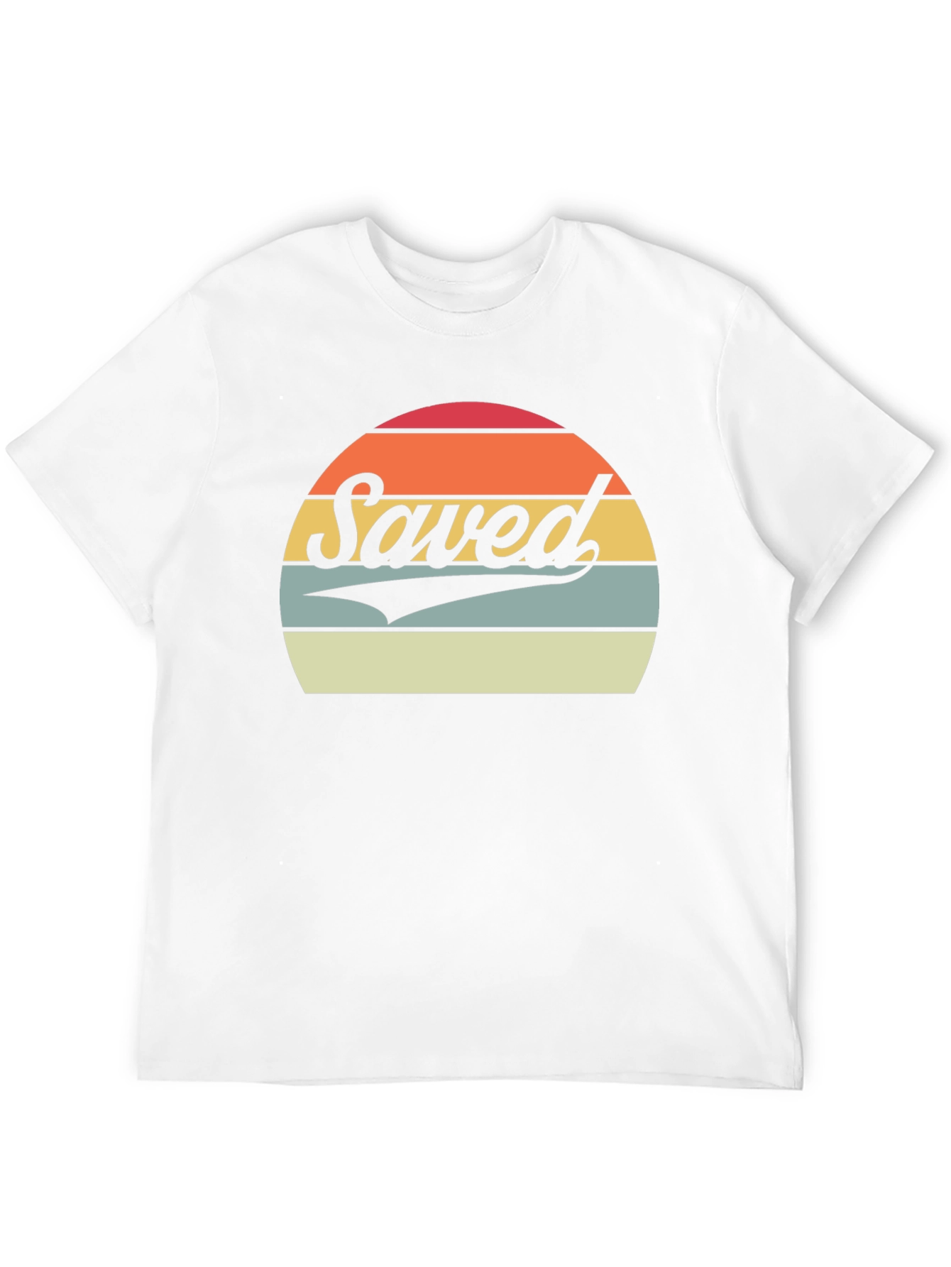 Saved Retro Sunset Graphic T-Shirt