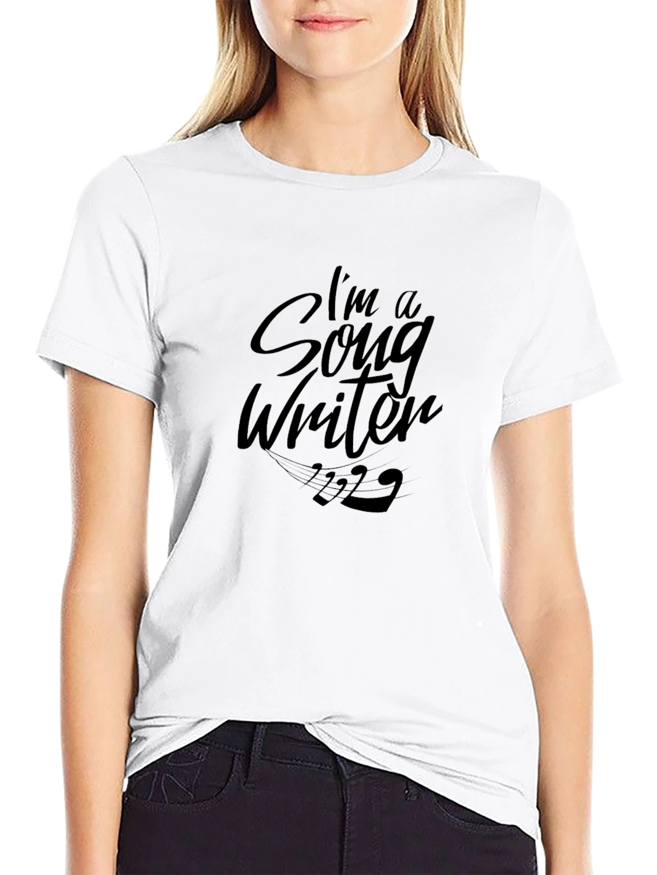 Im A Songwriter Black Graphic Tee