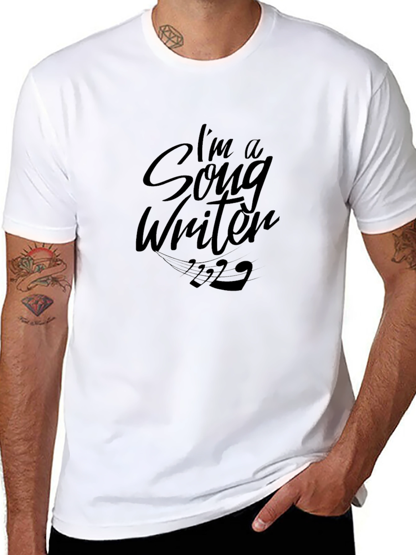 Im A Songwriter Black Graphic Tee