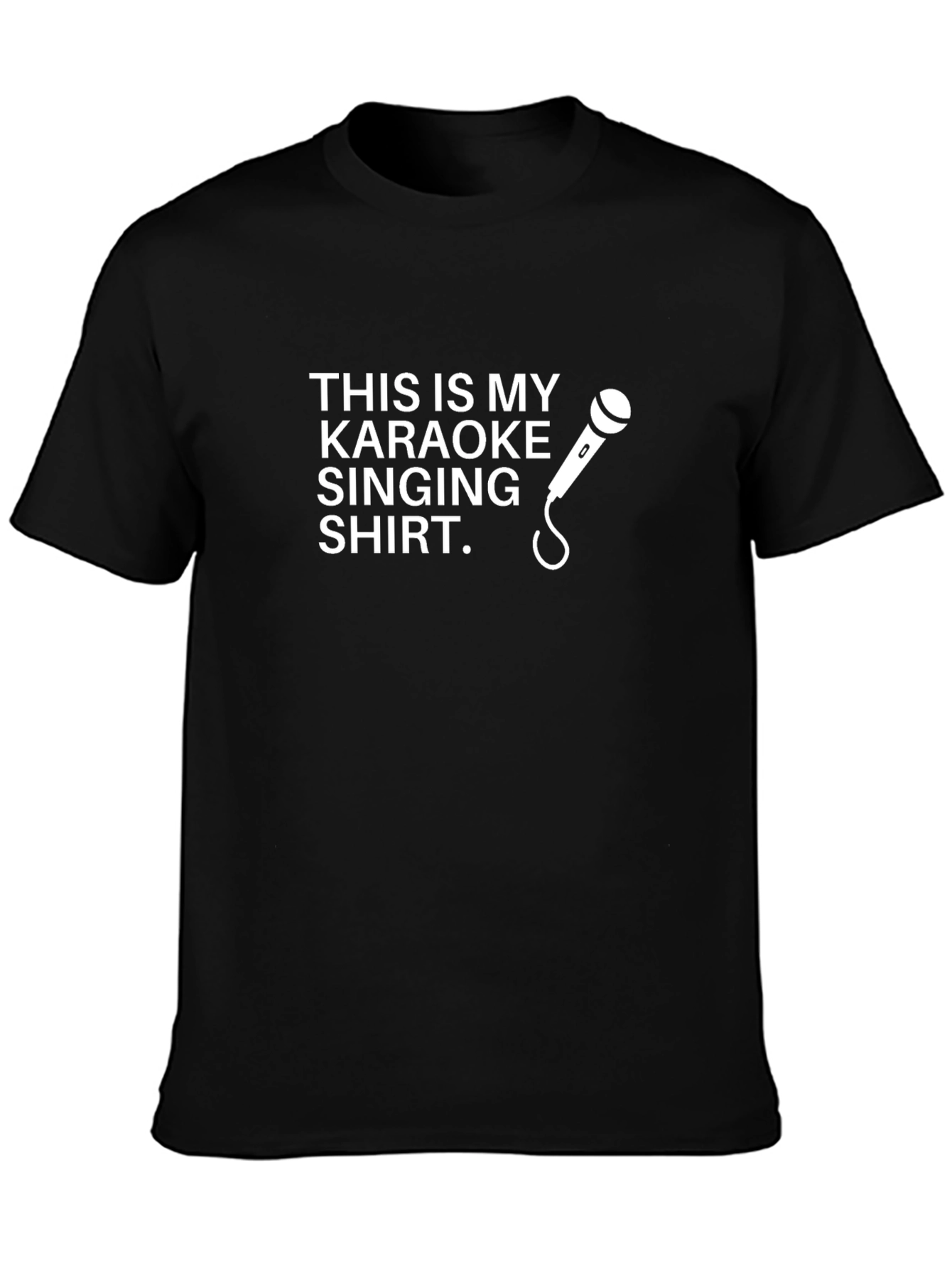 Karaoke Singing Shirt - Funny Music T-Shirt