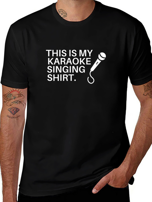 Karaoke Singing Shirt - Funny Music T-Shirt
