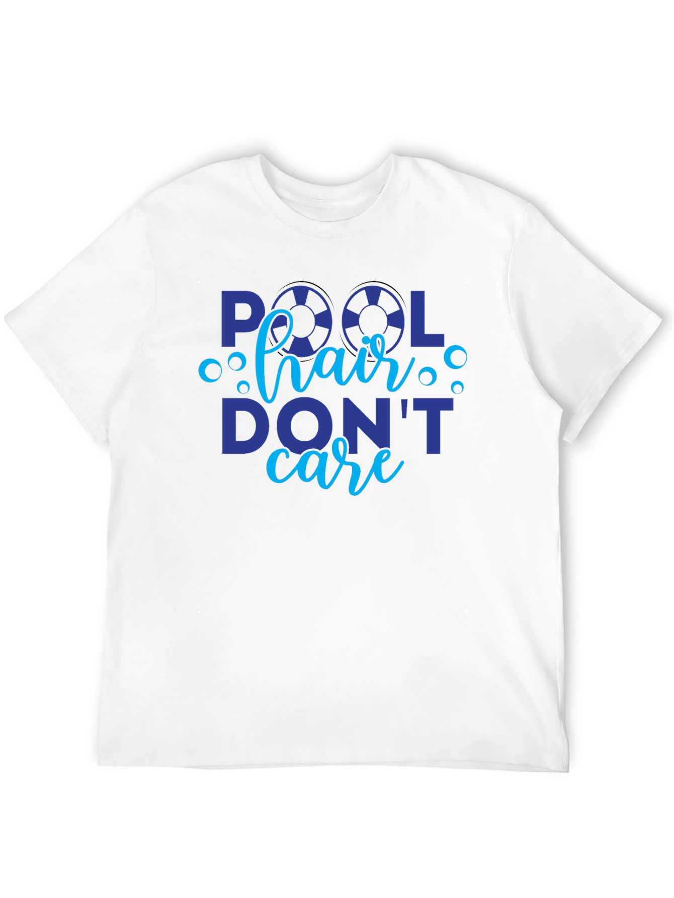 Pool Hair Dont Care Graphic Tee - Black