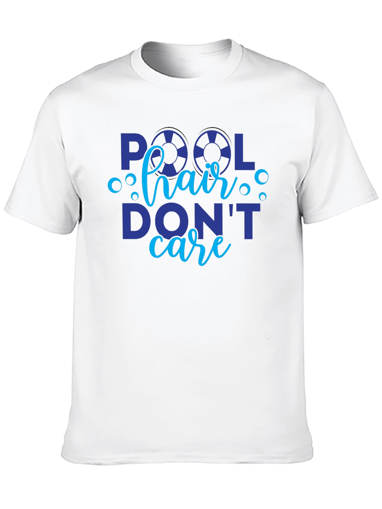 Pool Hair Dont Care Graphic Tee - Black