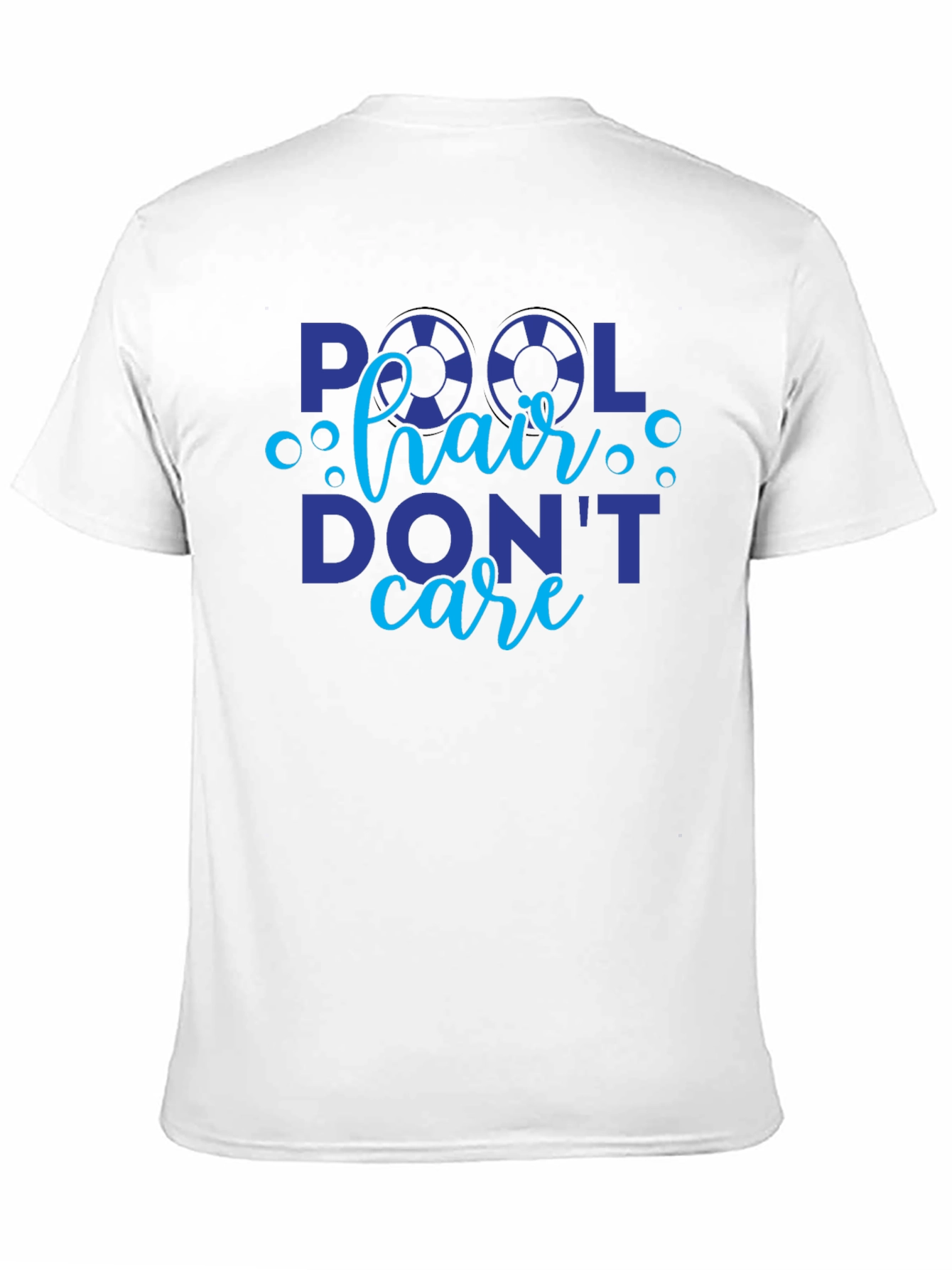 Pool Hair Dont Care Graphic Tee - Black