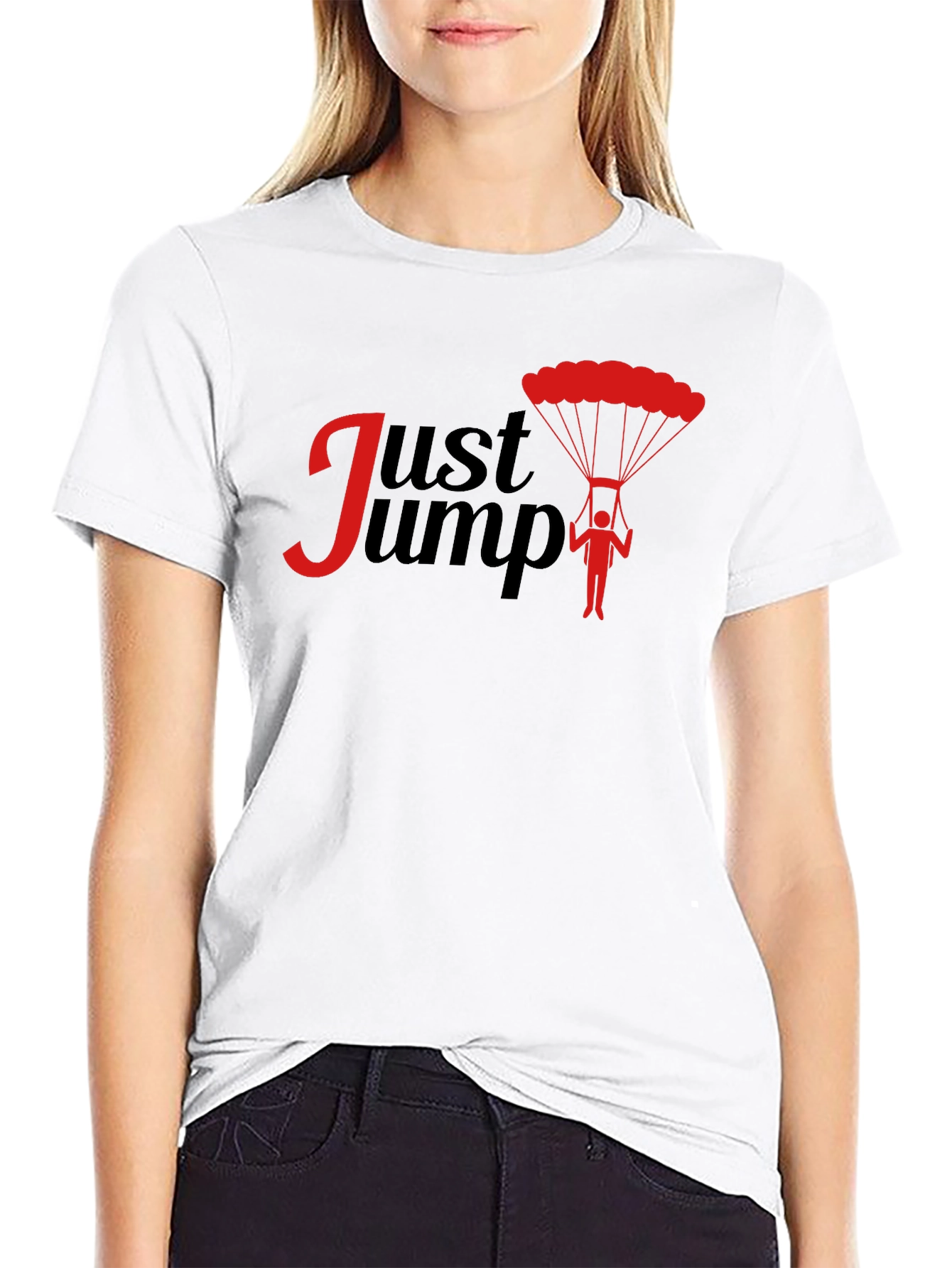 Just Jump Skydiving Graphic T-Shirt