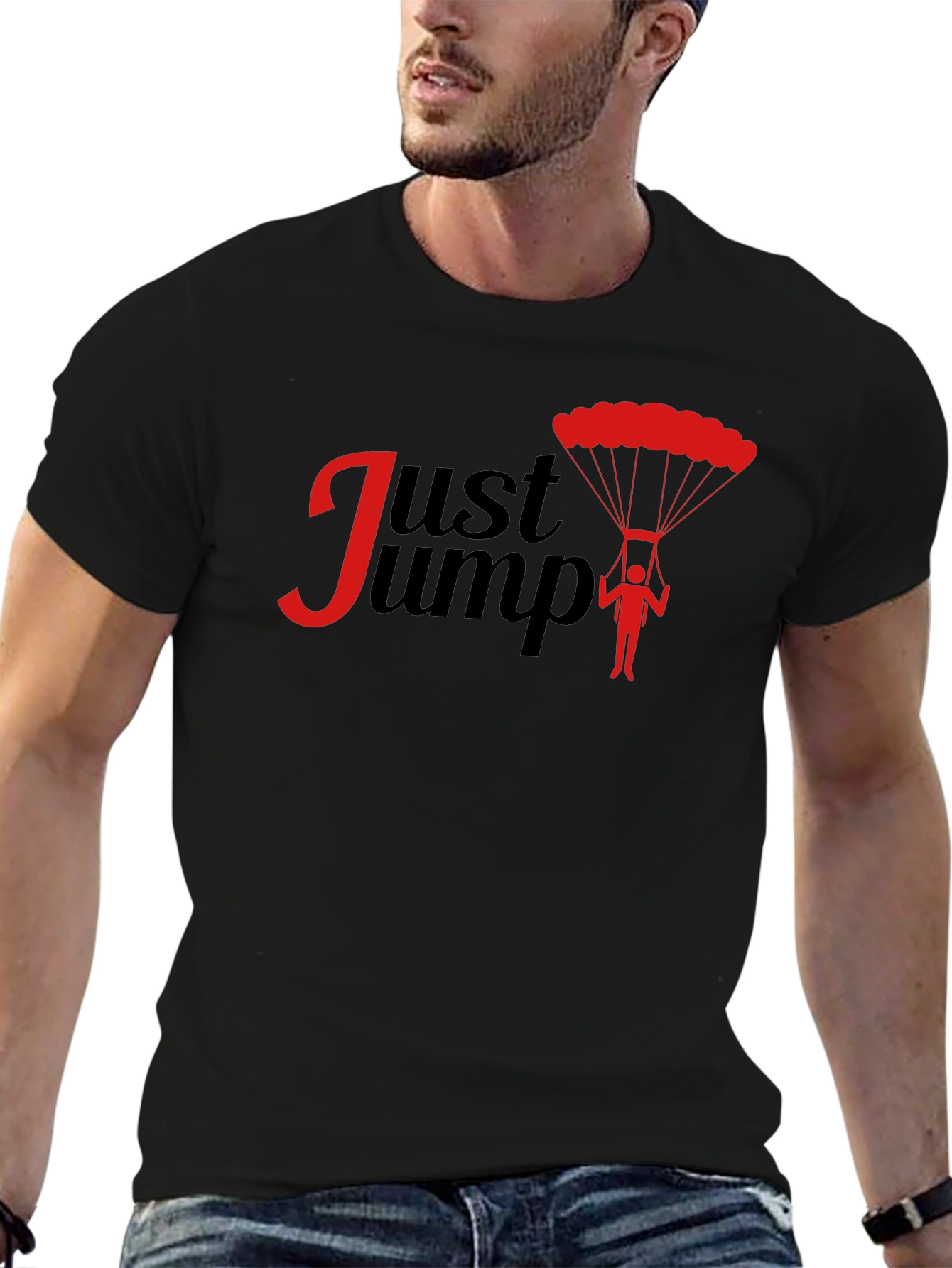 Just Jump Skydiving Graphic T-Shirt