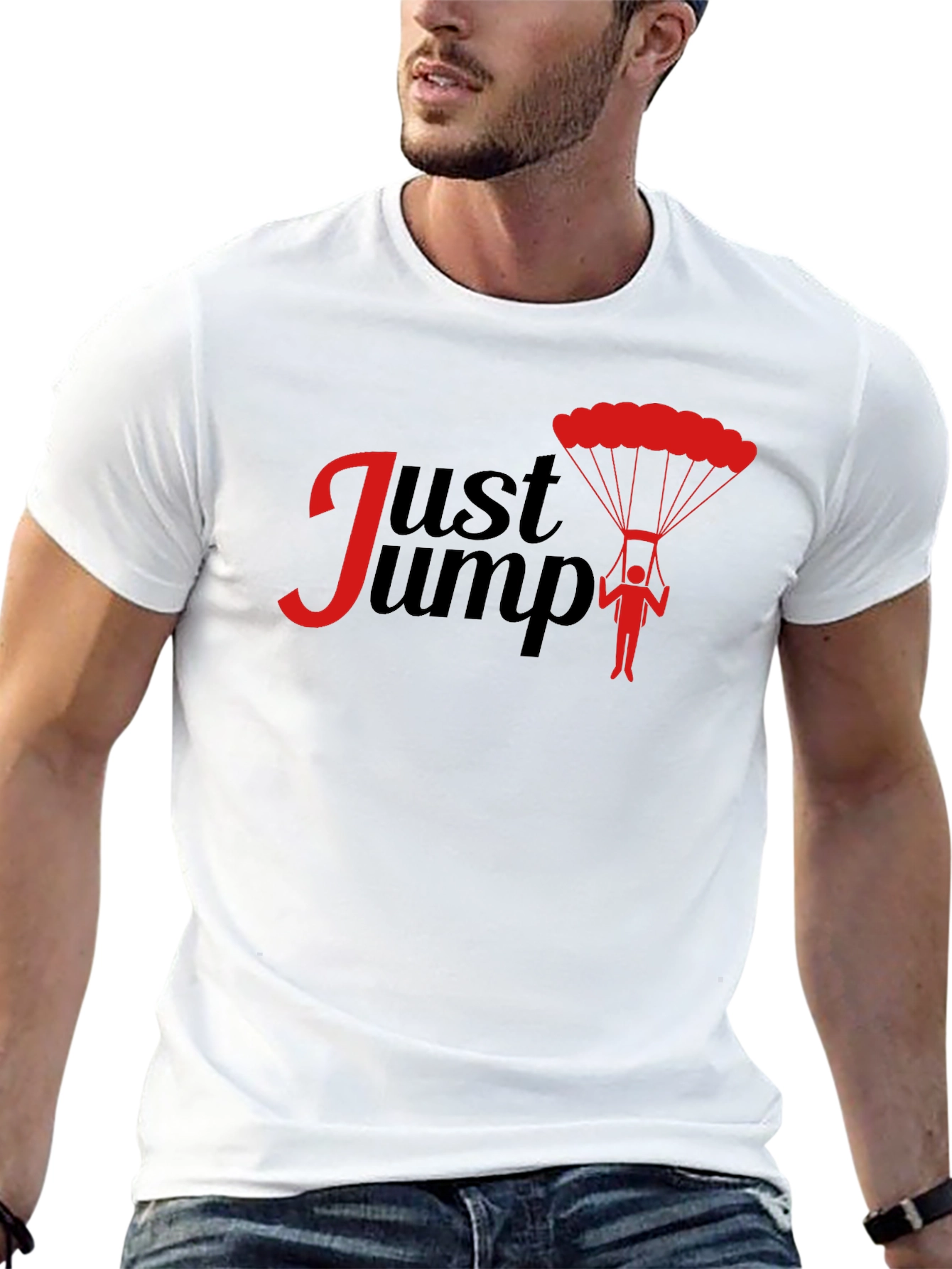 Just Jump Skydiving Graphic T-Shirt