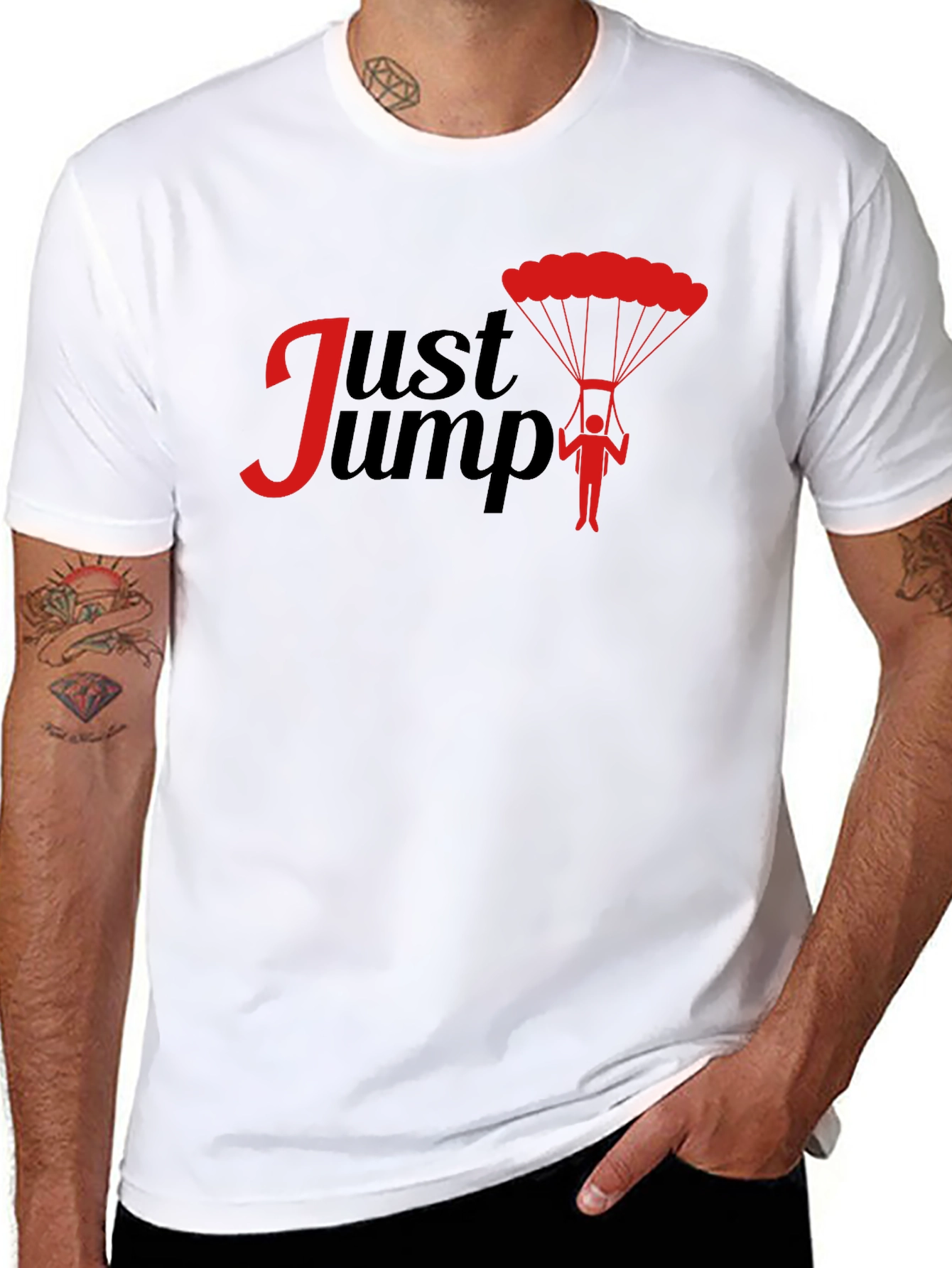 Just Jump Skydiving Graphic T-Shirt
