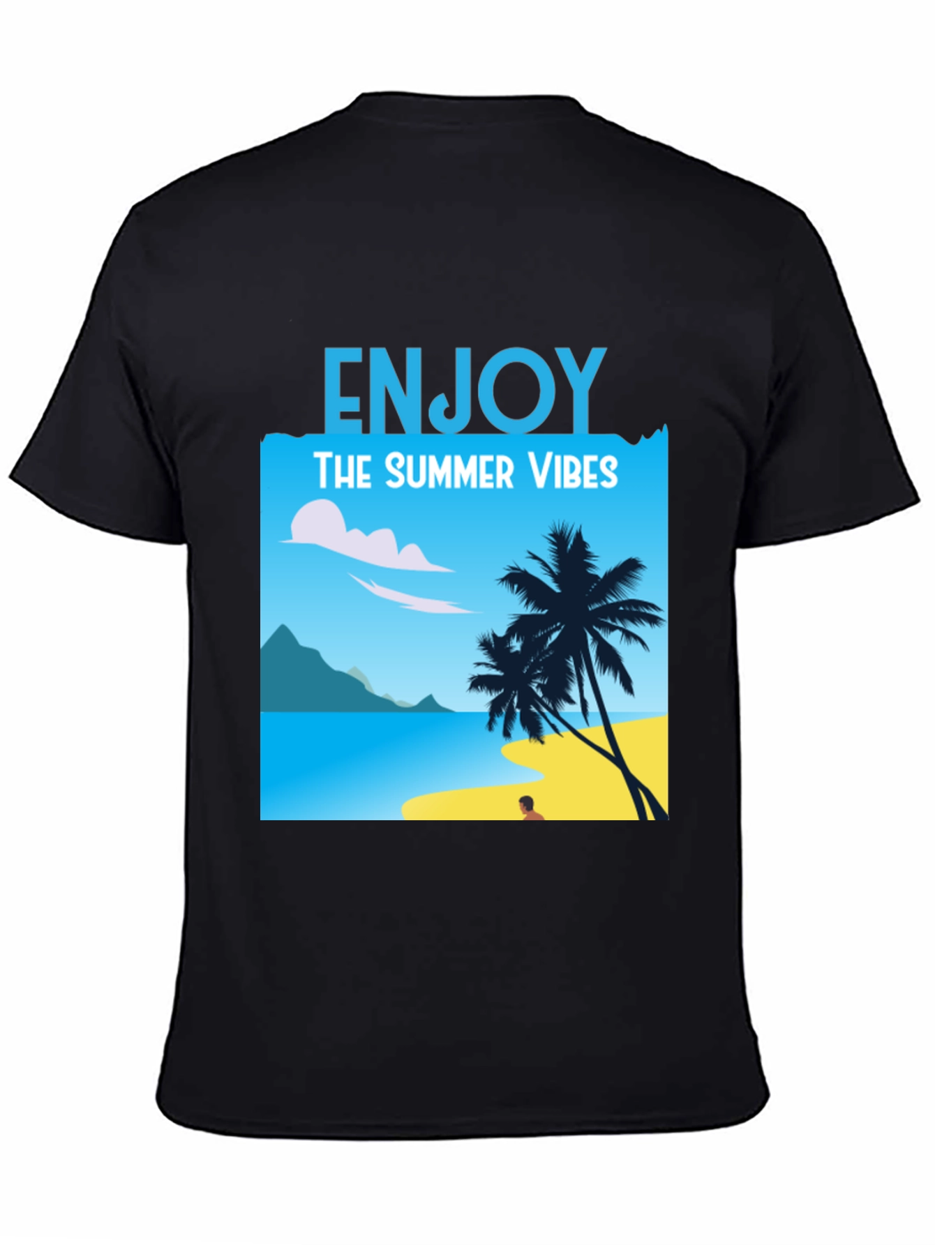 Enjoy Summer Vibes T-Shirt: Beach Graphic Tee