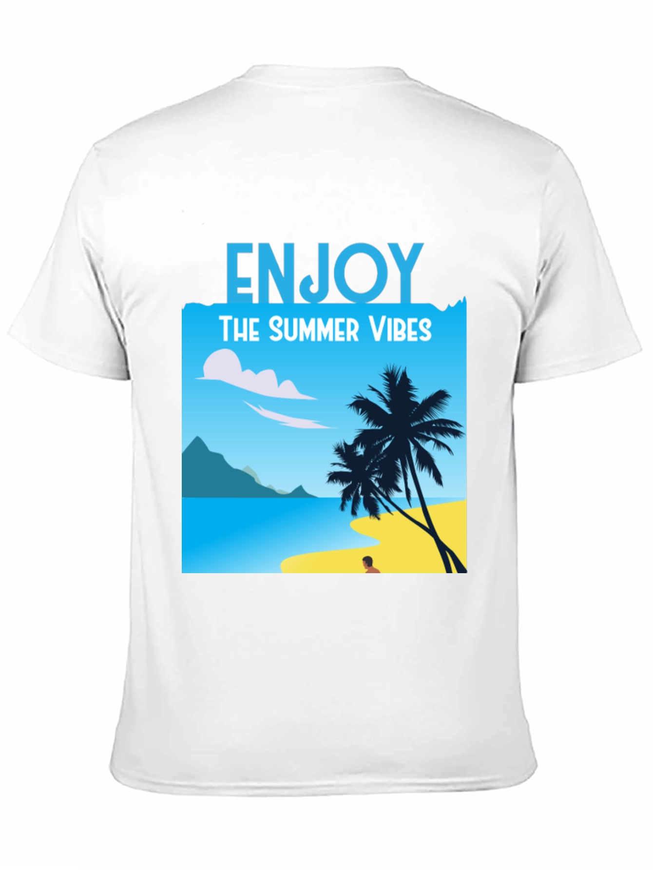 Enjoy Summer Vibes T-Shirt: Beach Graphic Tee