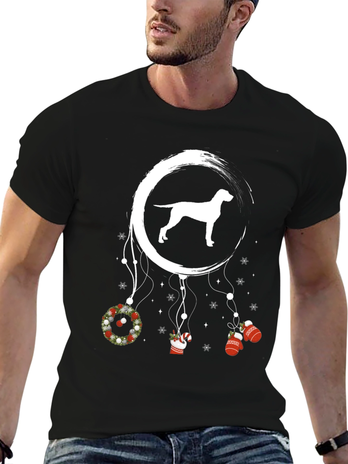 Dog Breed Dreamcatcher Christmas T-Shirt