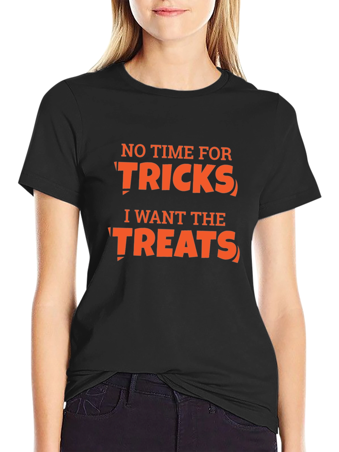 Halloween Treat T-Shirt - No Time for Tricks