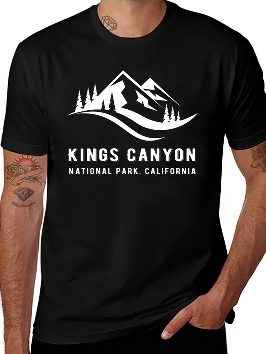 Kings Canyon National Park Graphic Tee - Black