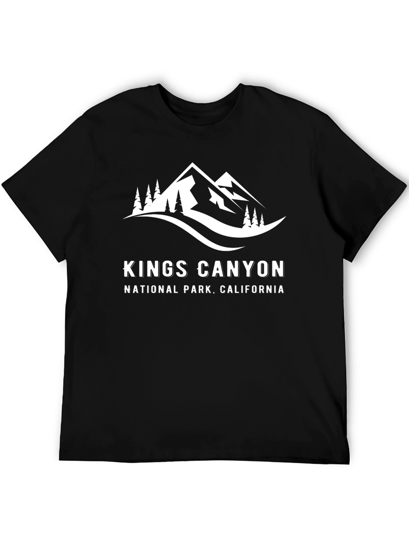 Kings Canyon National Park Graphic Tee - Black