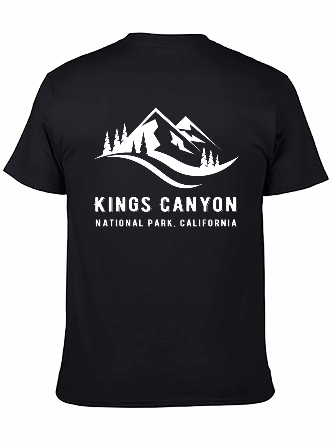 Kings Canyon National Park Graphic Tee - Black