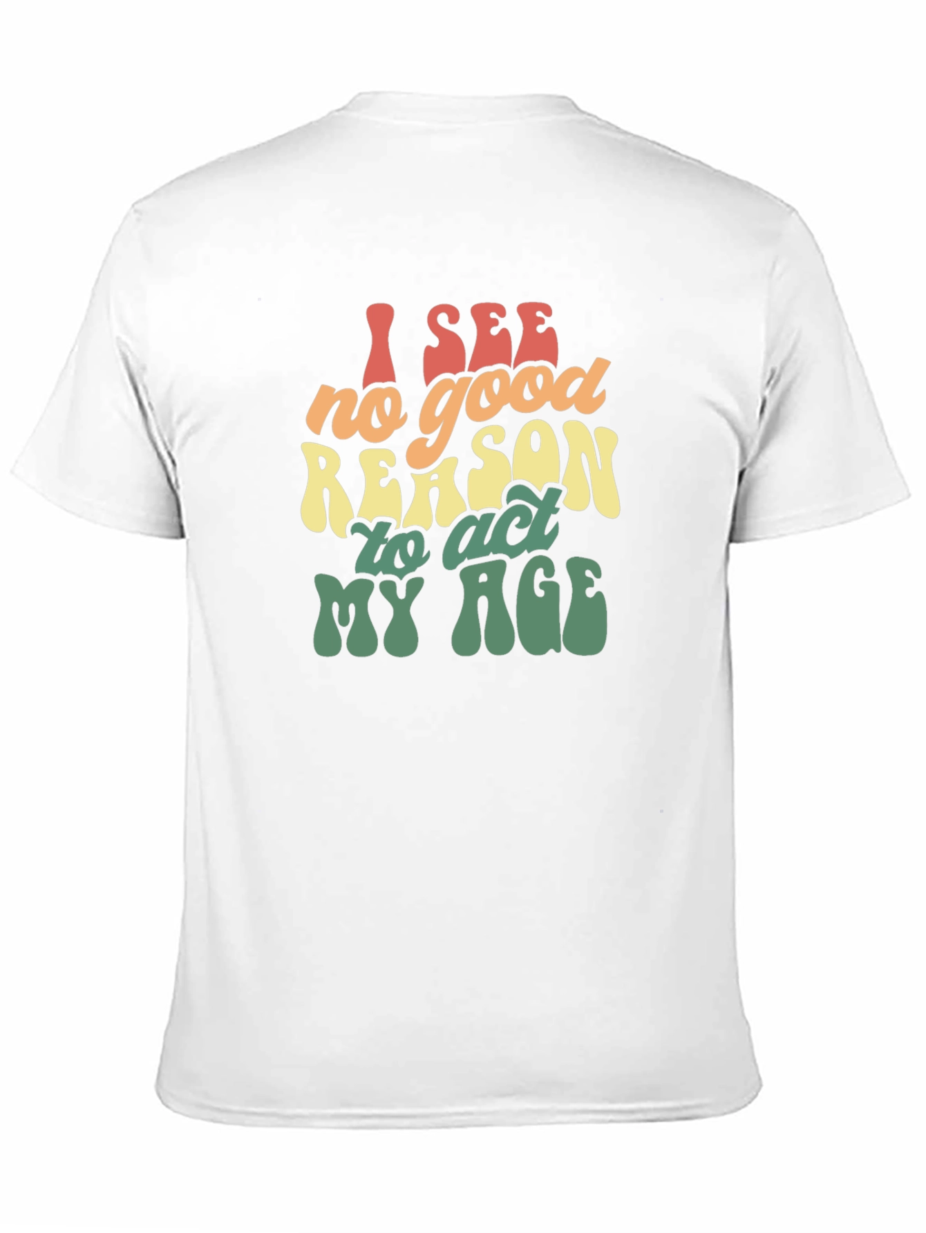 Retro I See No Good Reason Graphic Tee