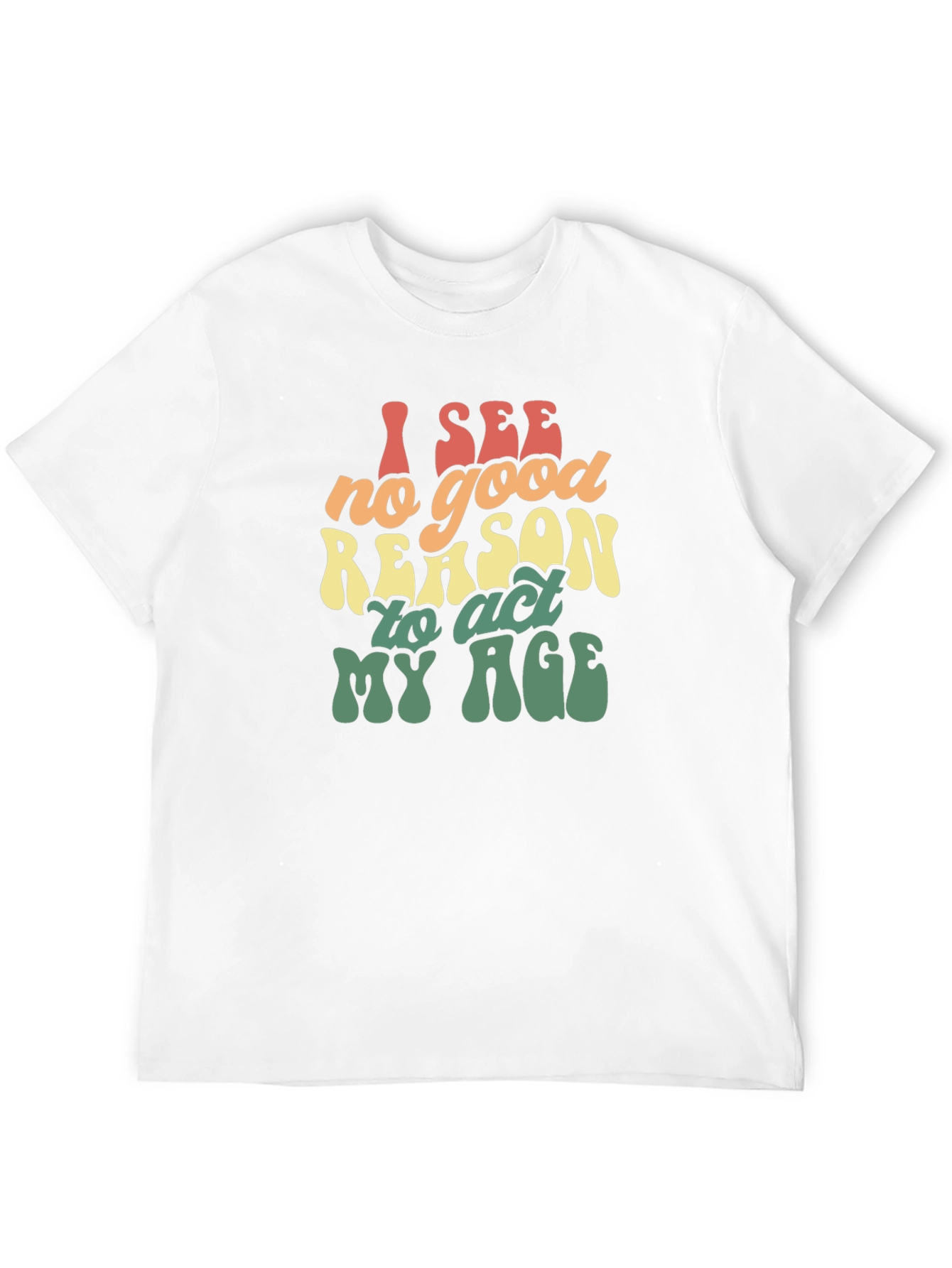 Retro I See No Good Reason Graphic Tee