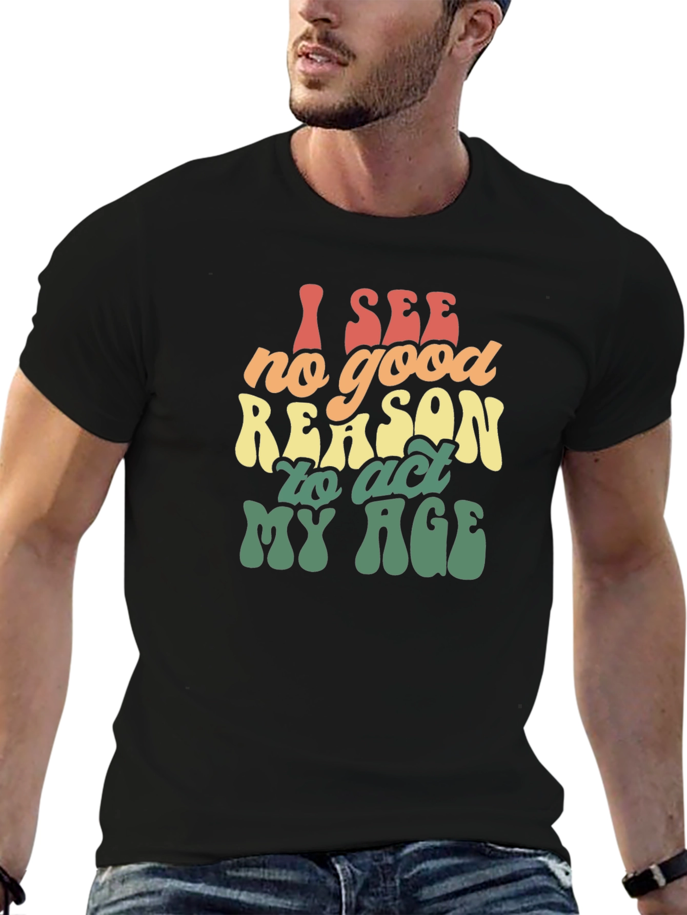 Retro I See No Good Reason Graphic Tee