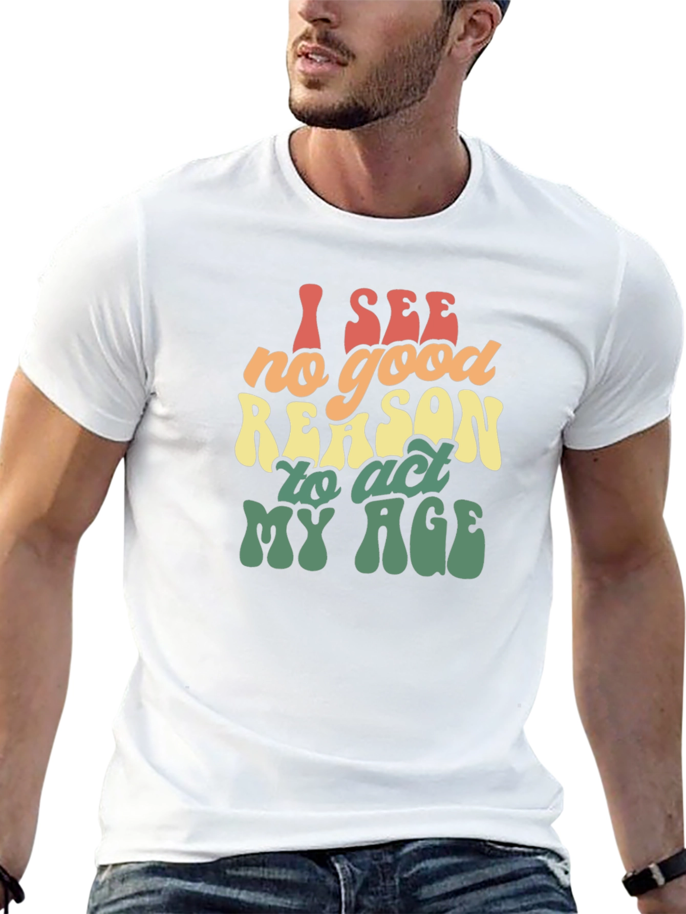 Retro I See No Good Reason Graphic Tee