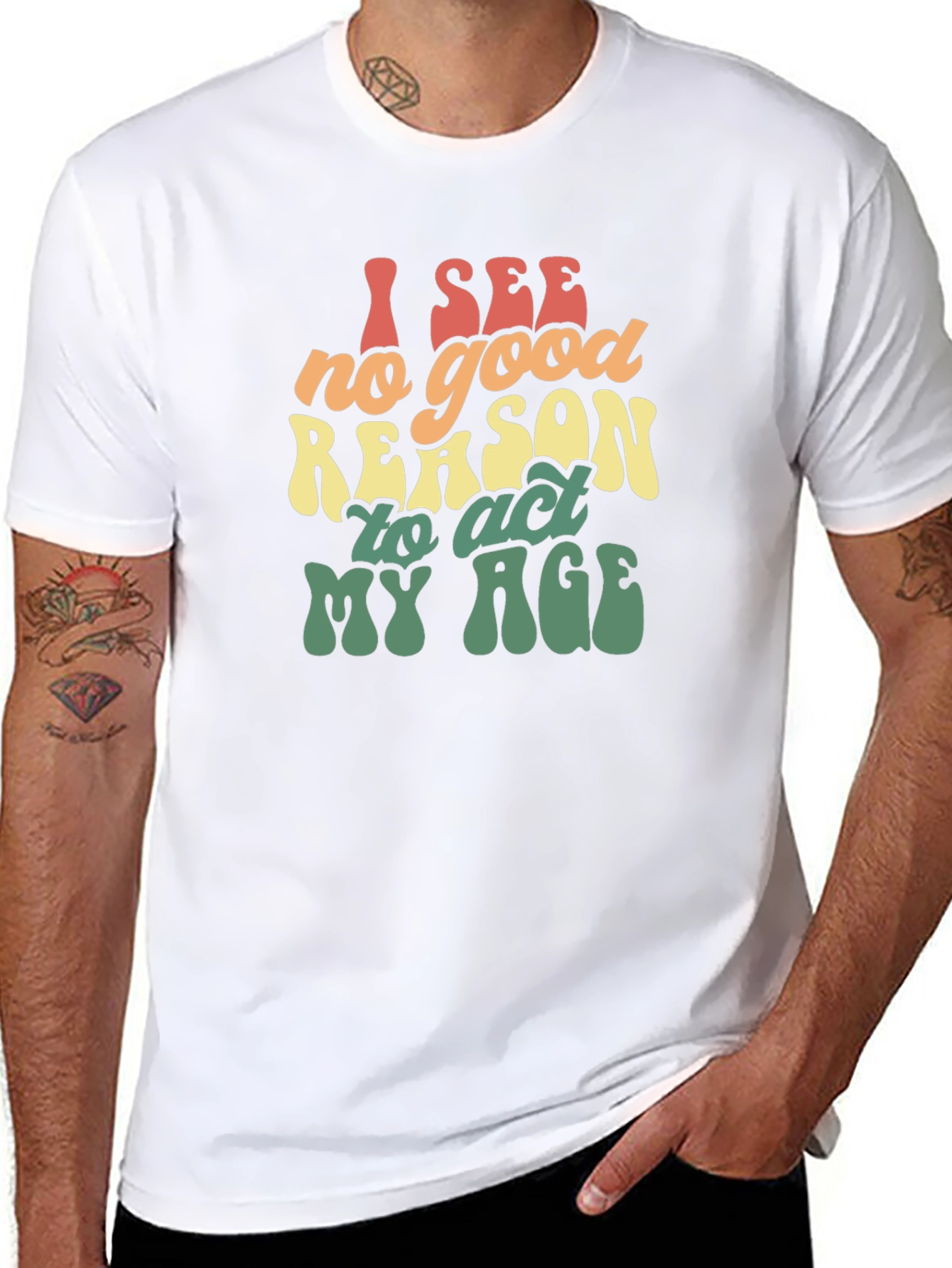 Retro I See No Good Reason Graphic Tee