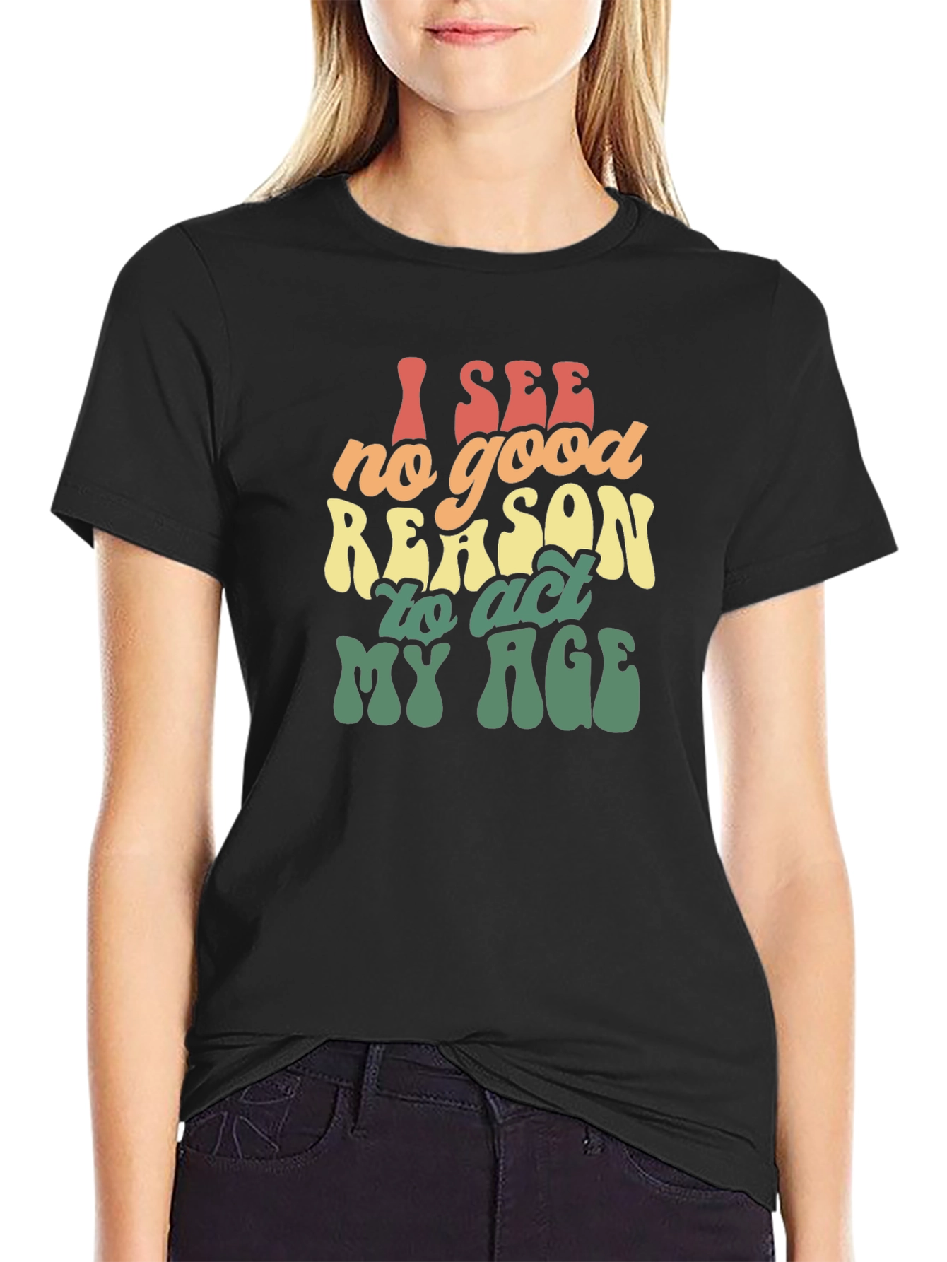 Retro I See No Good Reason Graphic Tee