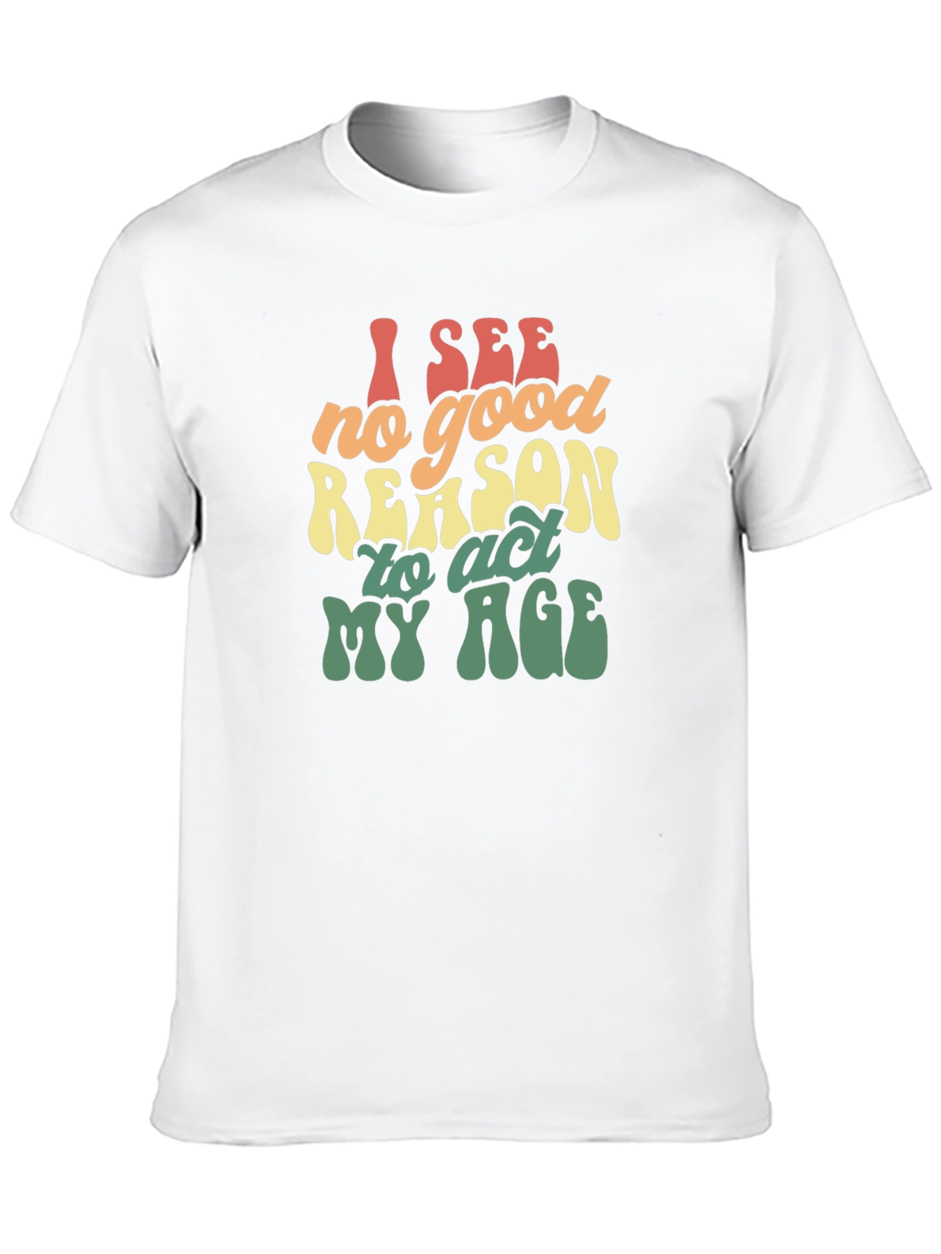 Retro I See No Good Reason Graphic Tee