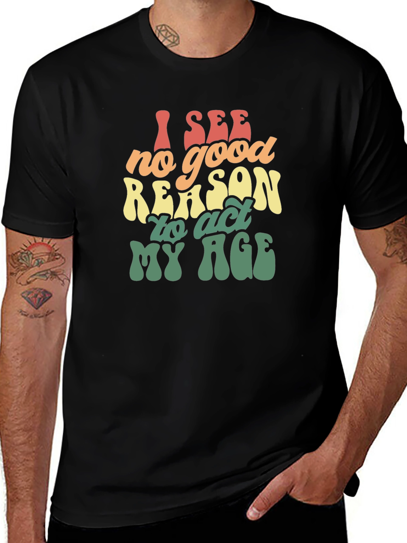 Retro I See No Good Reason Graphic Tee