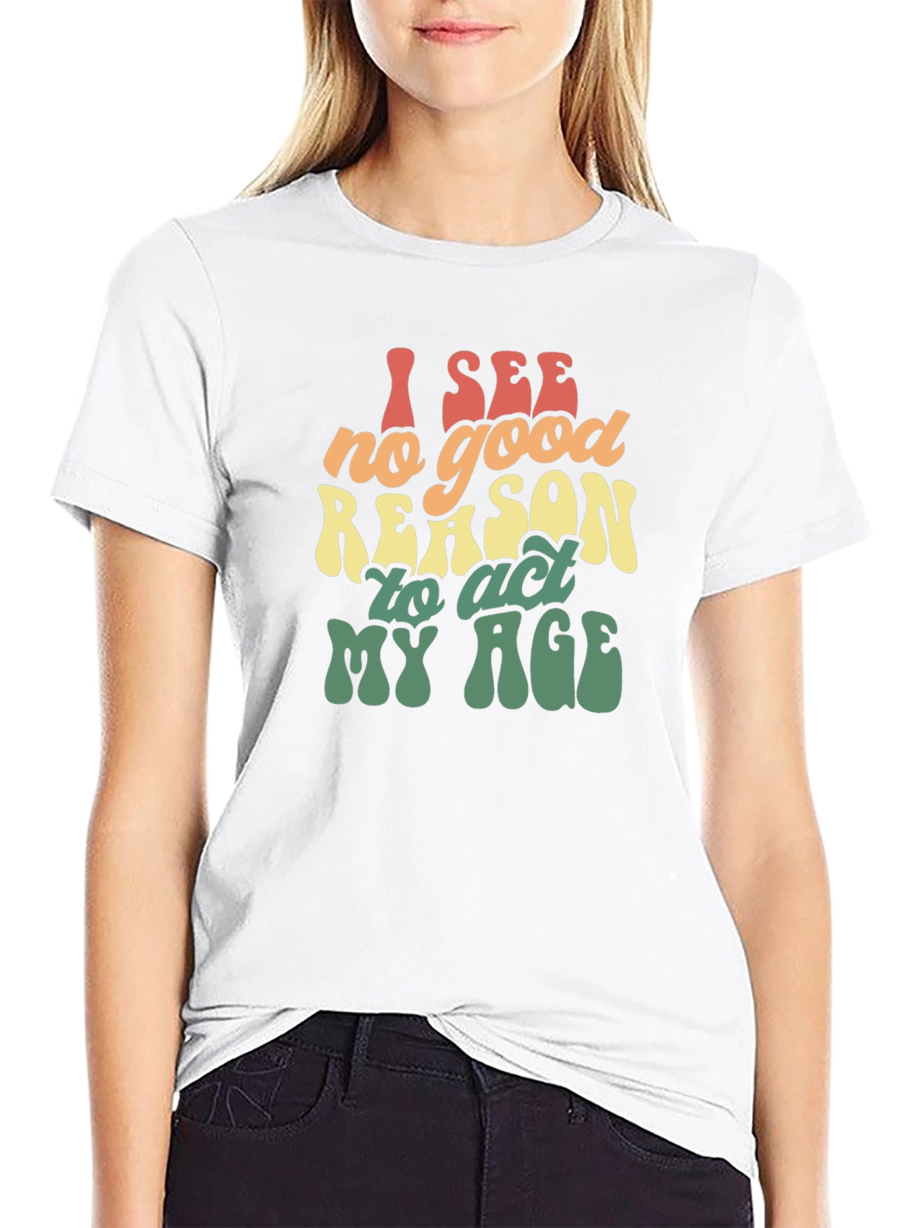 Retro I See No Good Reason Graphic Tee