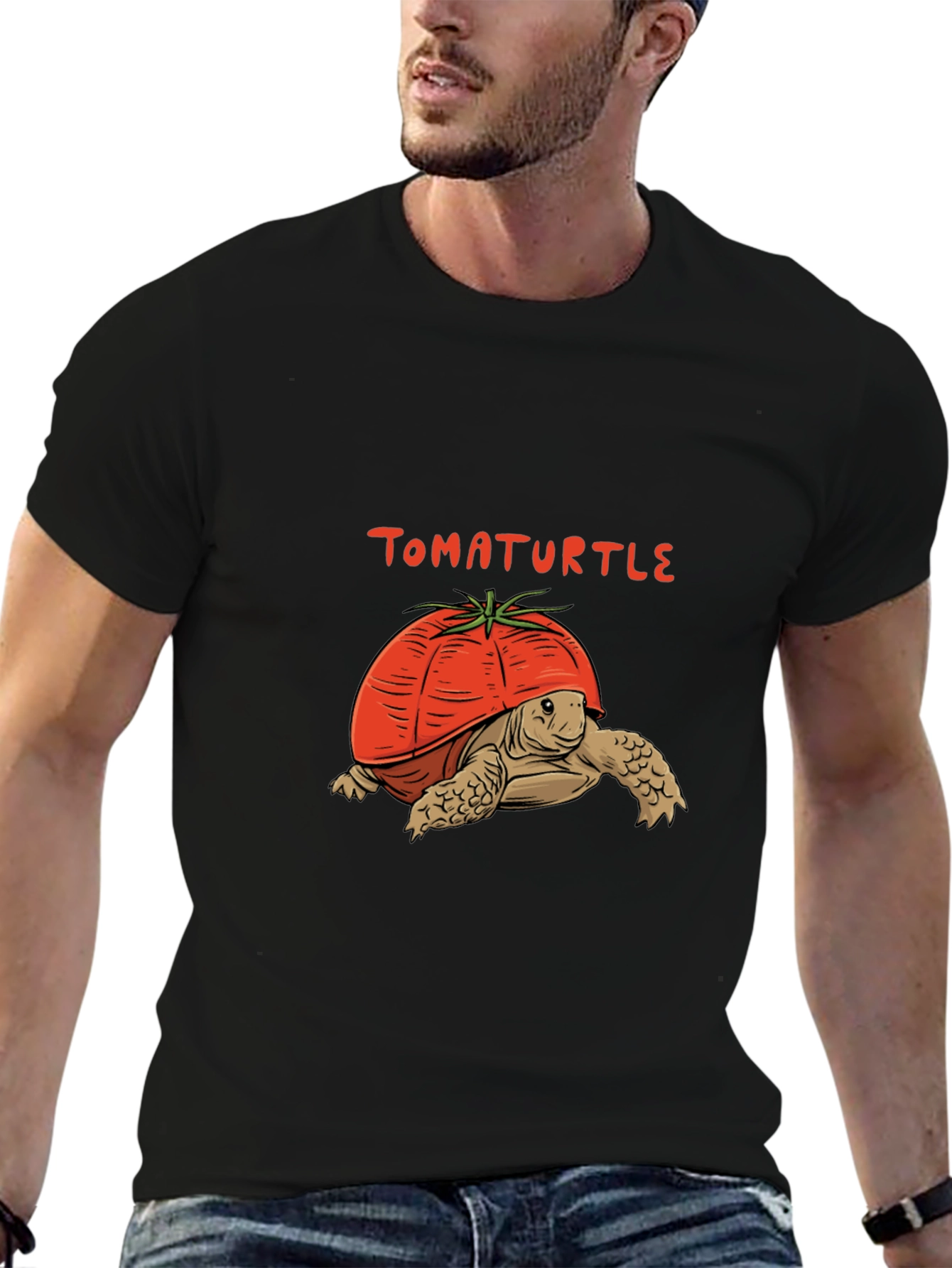 TomaTurtle T-Shirt: Funny Turtle Tomato Graphic Tee