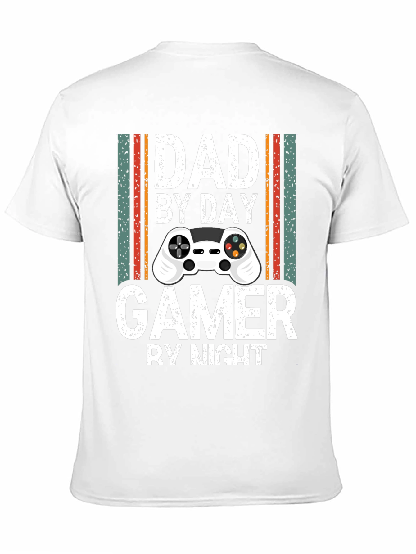 Dad By Day Gamer By Night Black T-Shirt