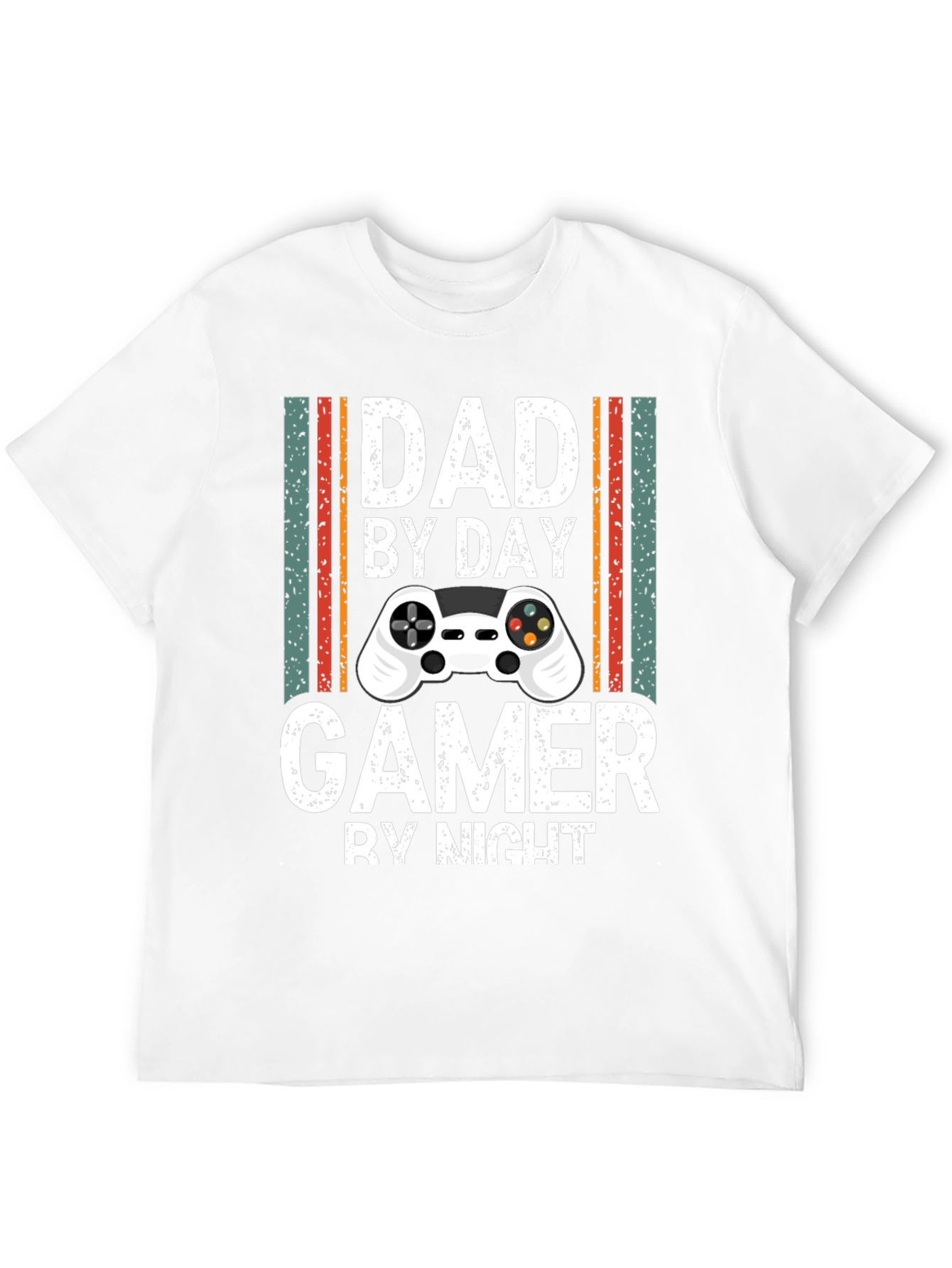 Dad By Day Gamer By Night Black T-Shirt