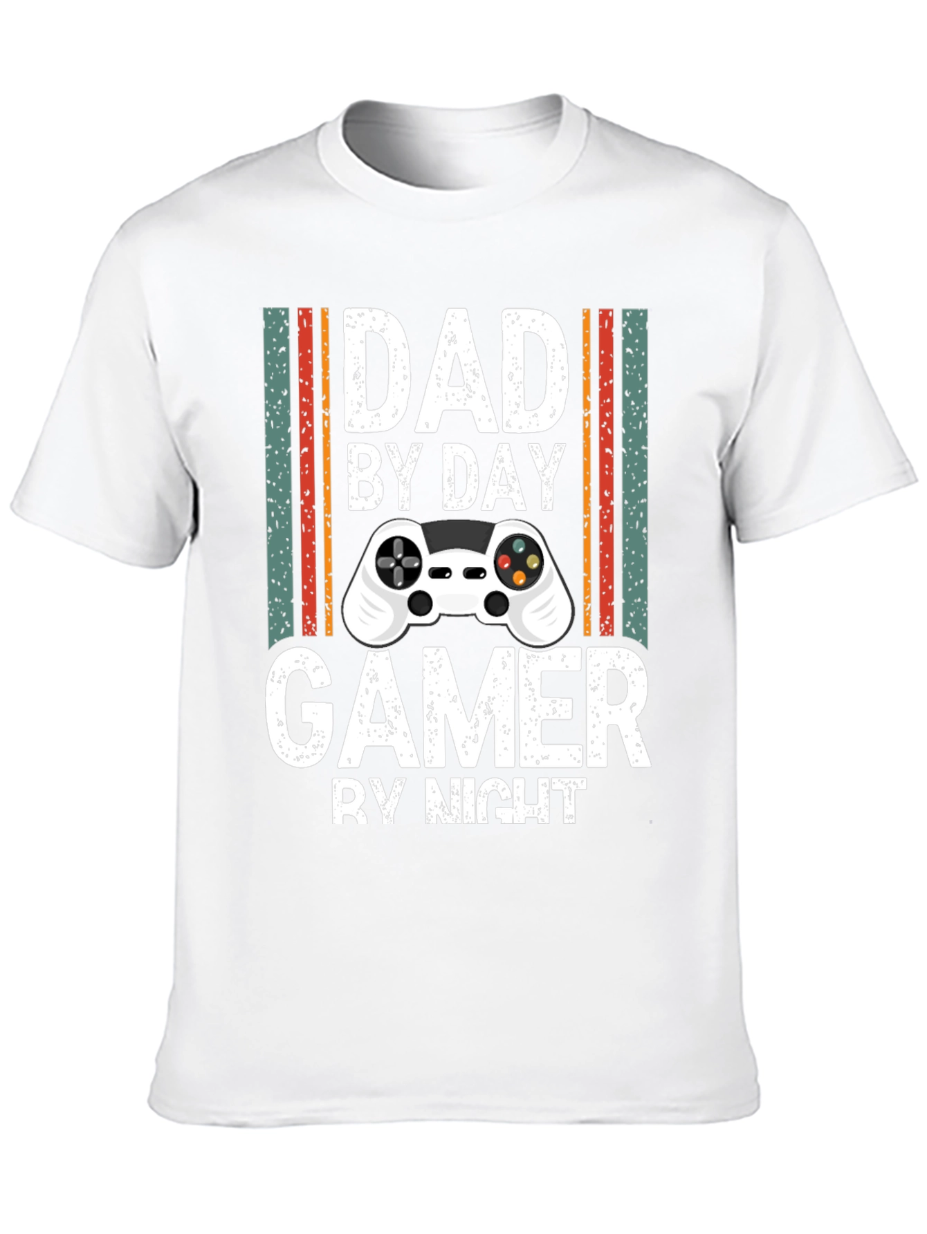 Dad By Day Gamer By Night Black T-Shirt