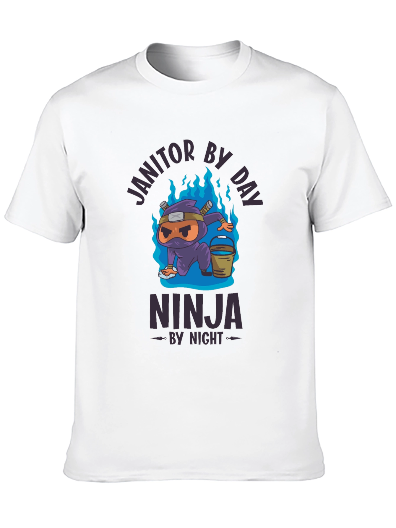 Janitor By Day Ninja By Night T-Shirt