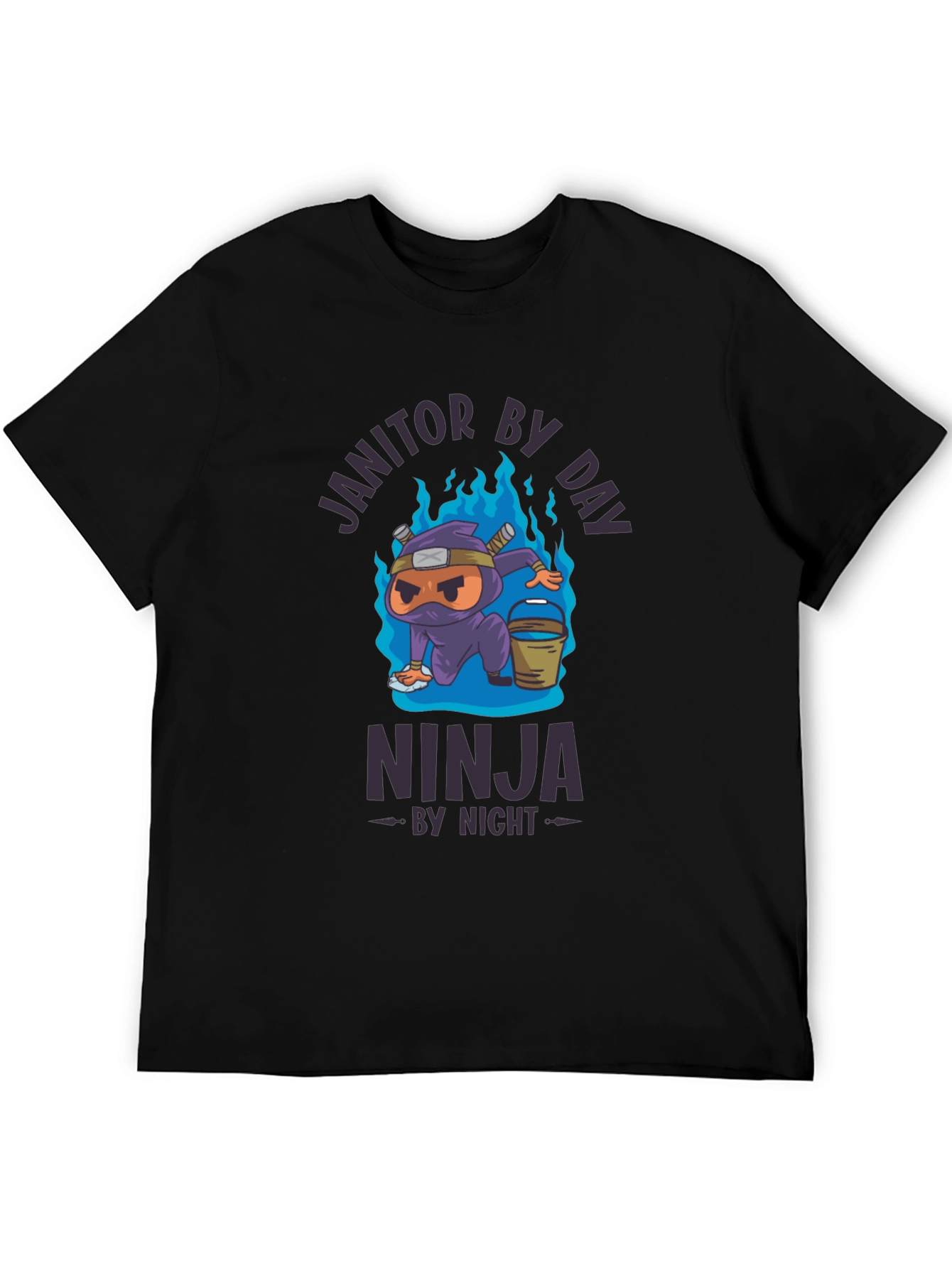 Janitor By Day Ninja By Night T-Shirt
