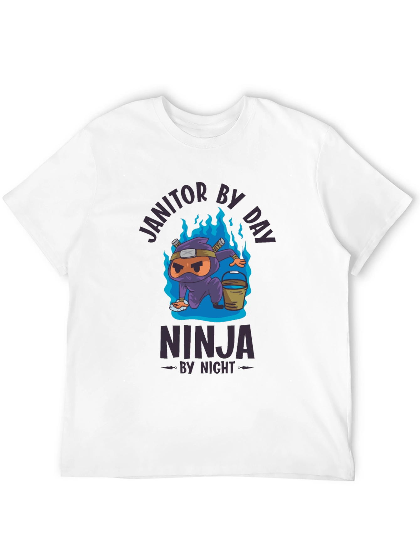 Janitor By Day Ninja By Night T-Shirt