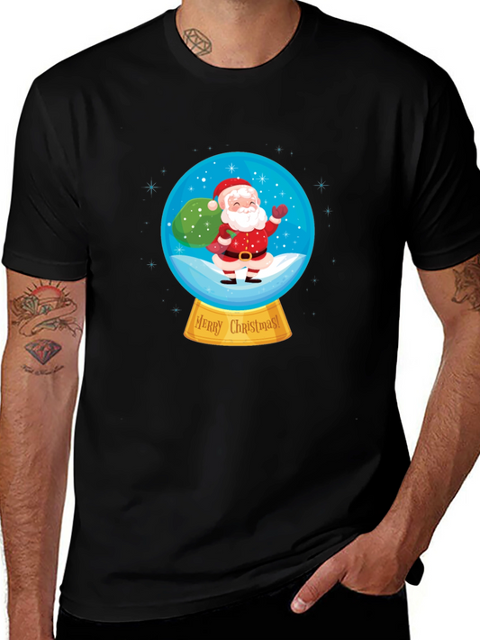 Christmas Santa Snow Globe T-Shirt