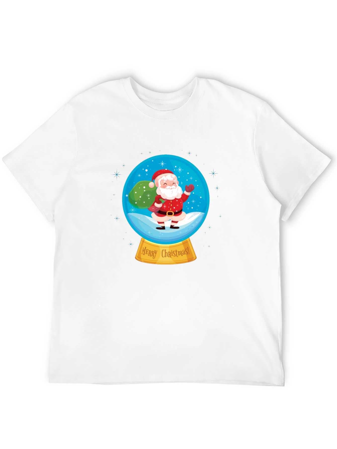 Christmas Santa Snow Globe T-Shirt