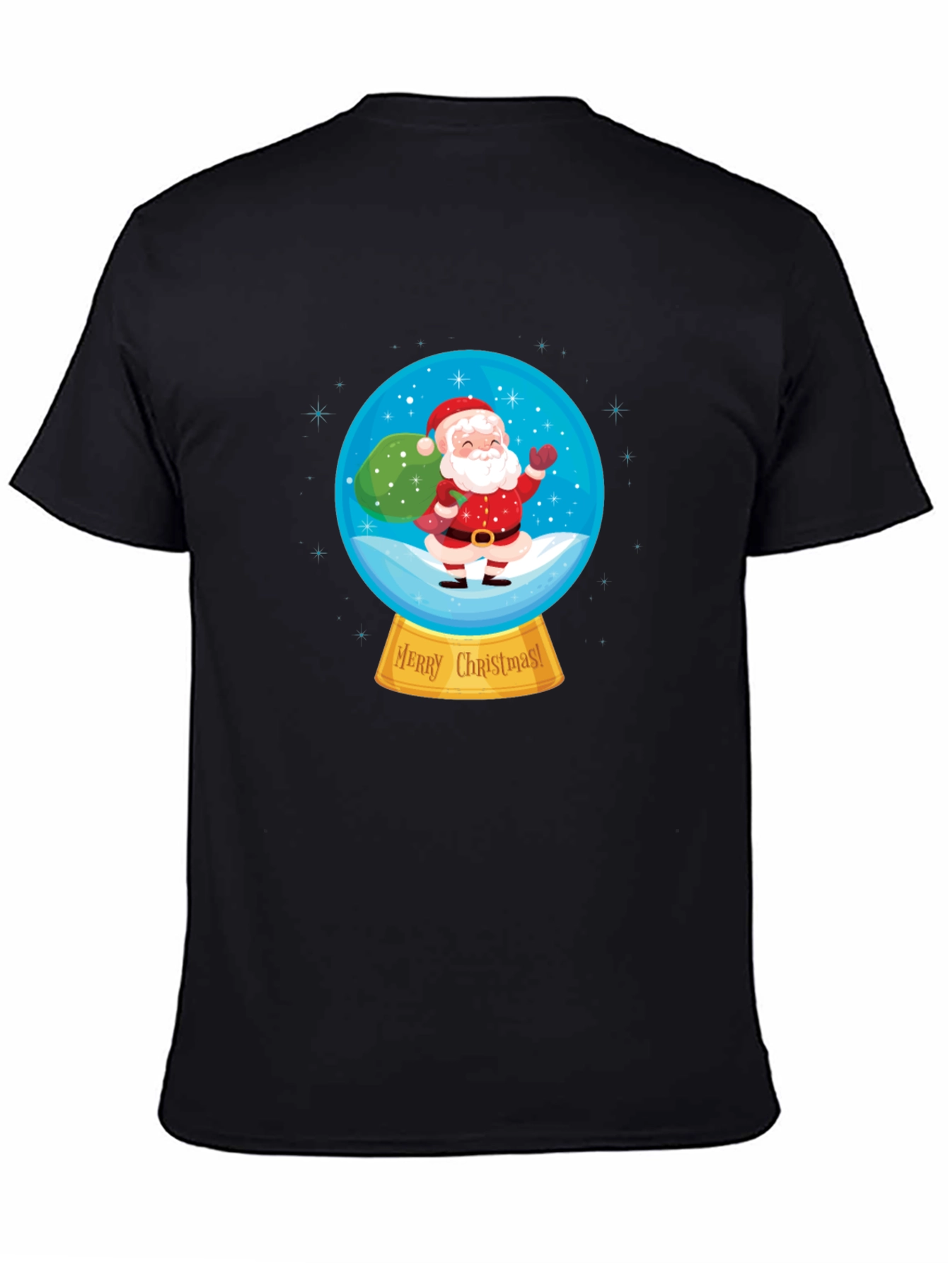 Christmas Santa Snow Globe T-Shirt