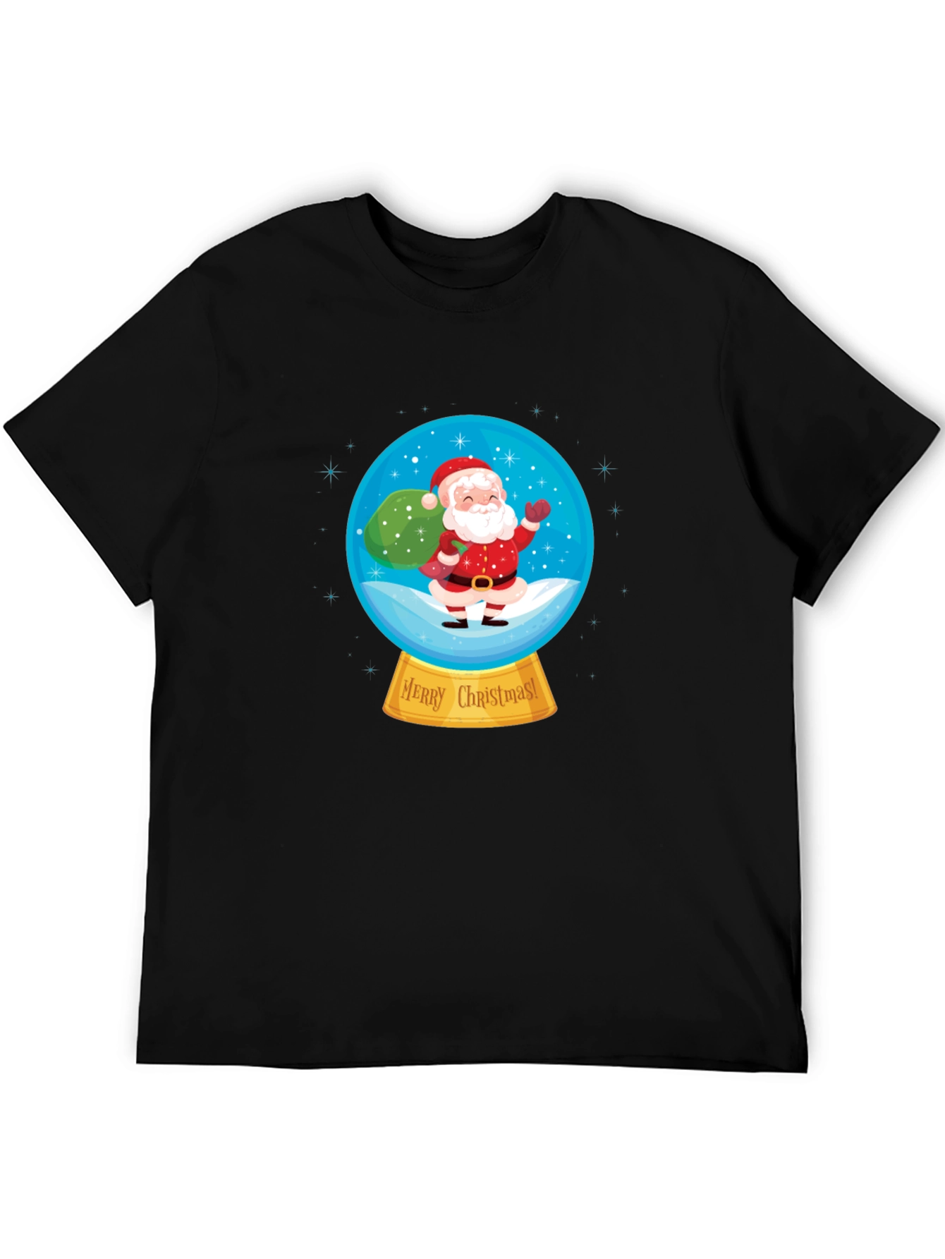 Christmas Santa Snow Globe T-Shirt