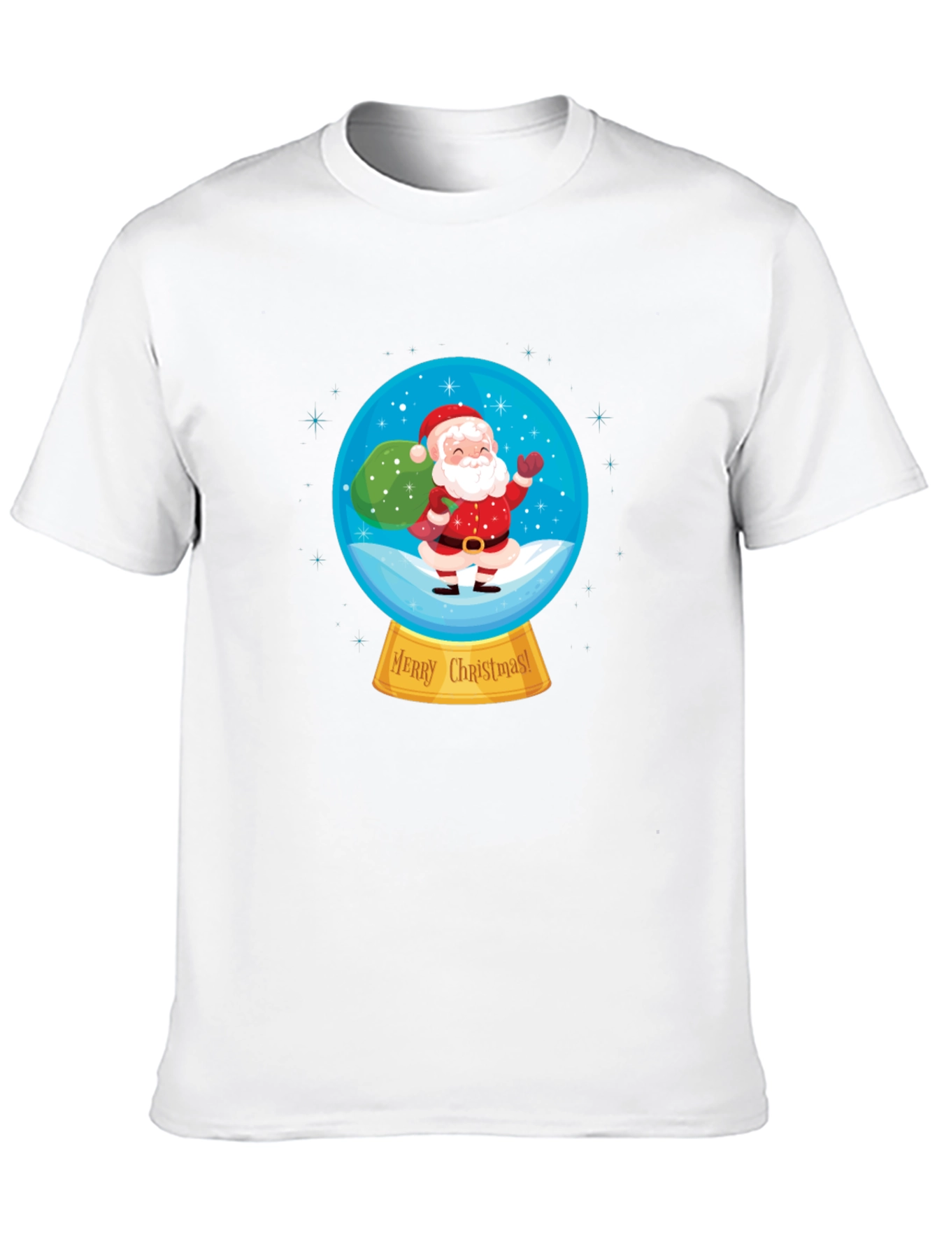 Christmas Santa Snow Globe T-Shirt