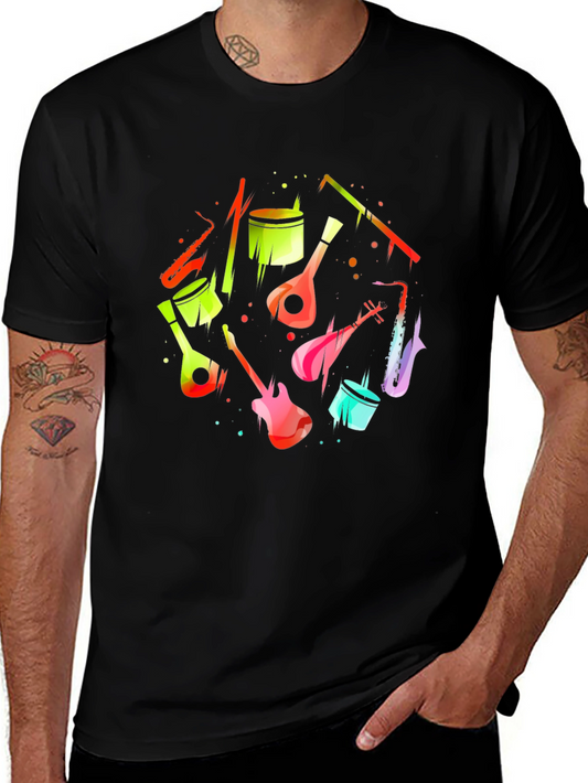 Vibrant Music Instrument T-Shirt