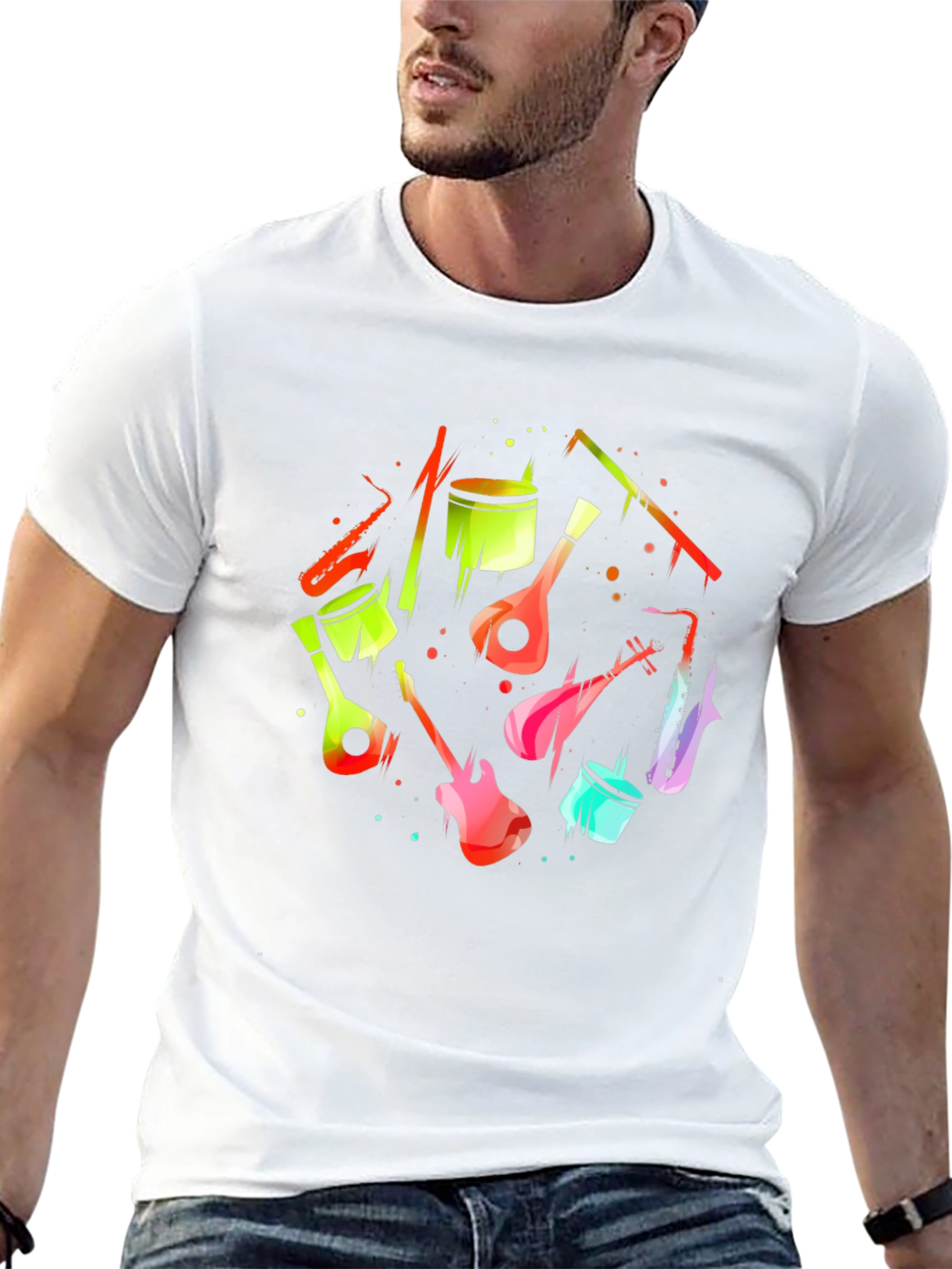 Vibrant Music Instrument T-Shirt
