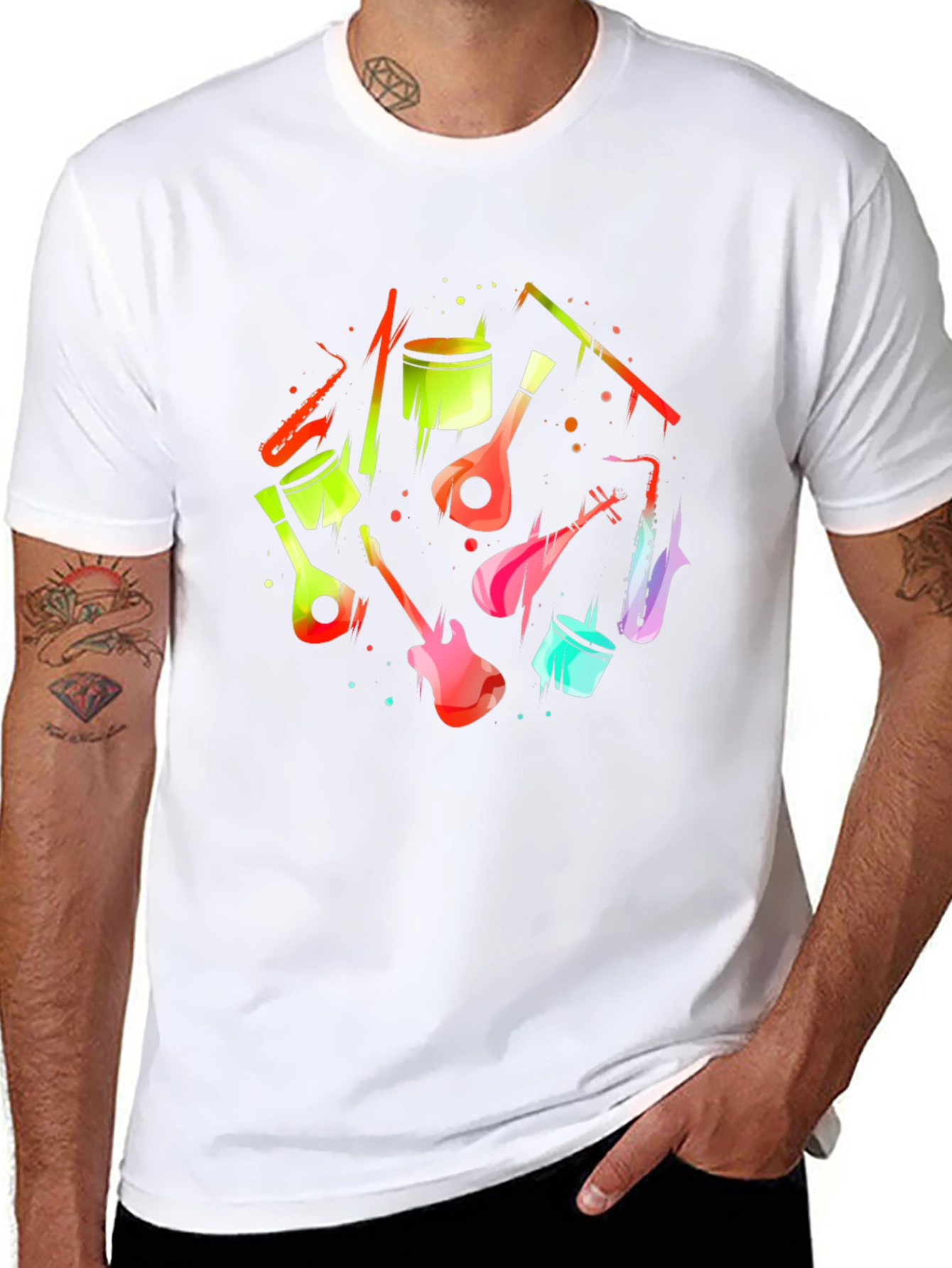 Vibrant Music Instrument T-Shirt