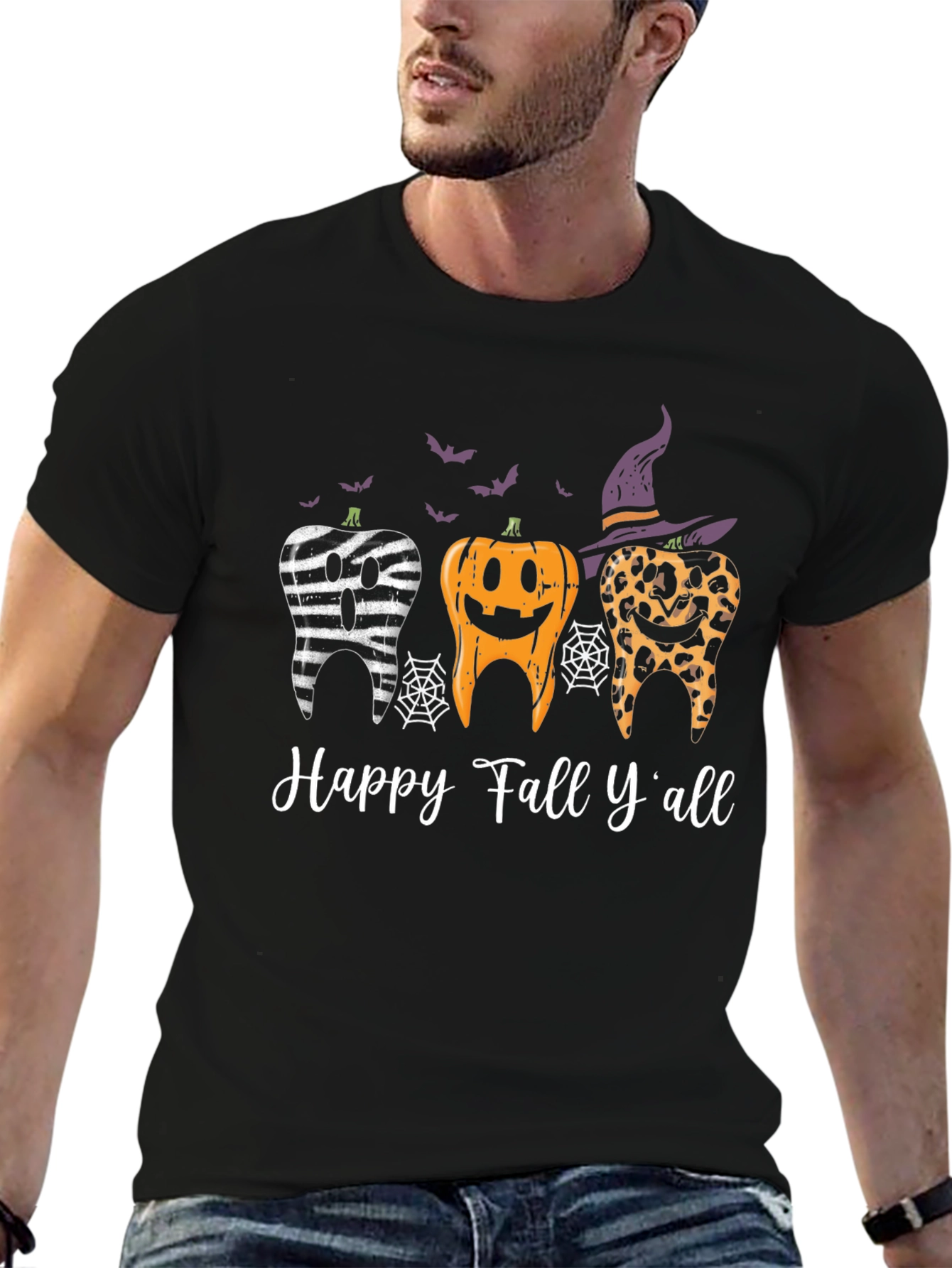 Happy Fall Yall Halloween Dentist T-Shirt