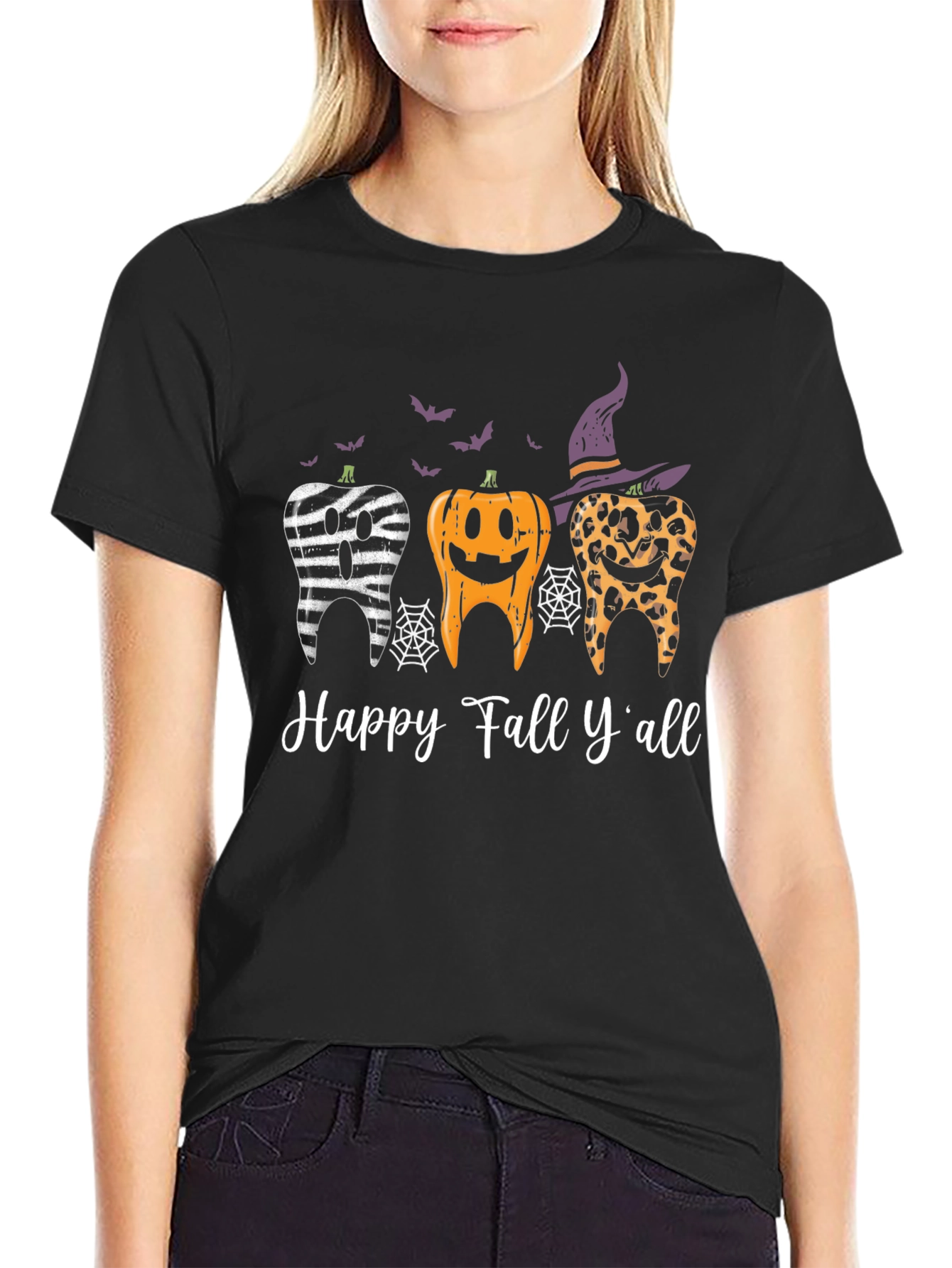 Happy Fall Yall Halloween Dentist T-Shirt